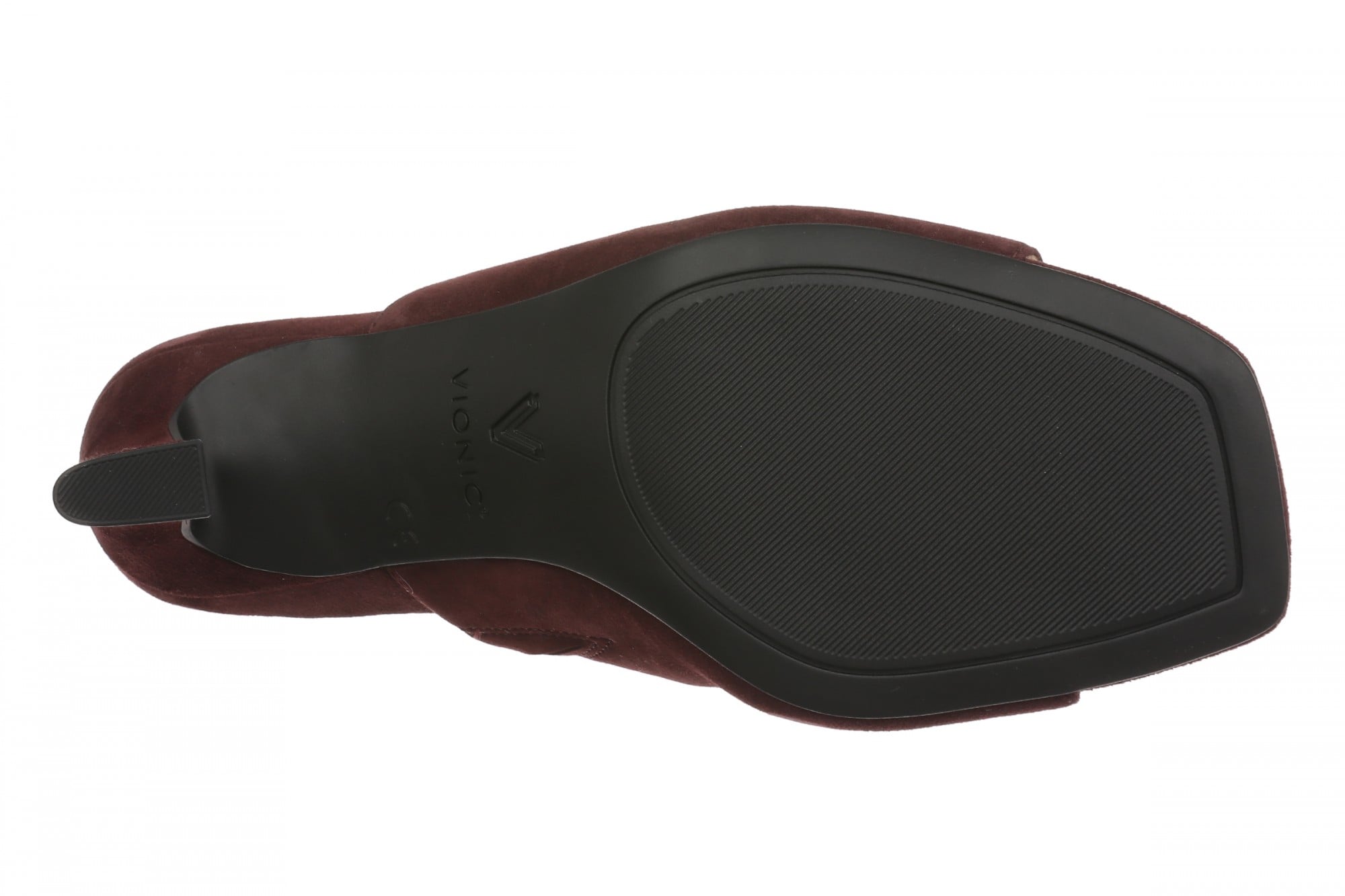 Vionic Charlie Women's Slide Sandal - Mulled Wine - Bottom