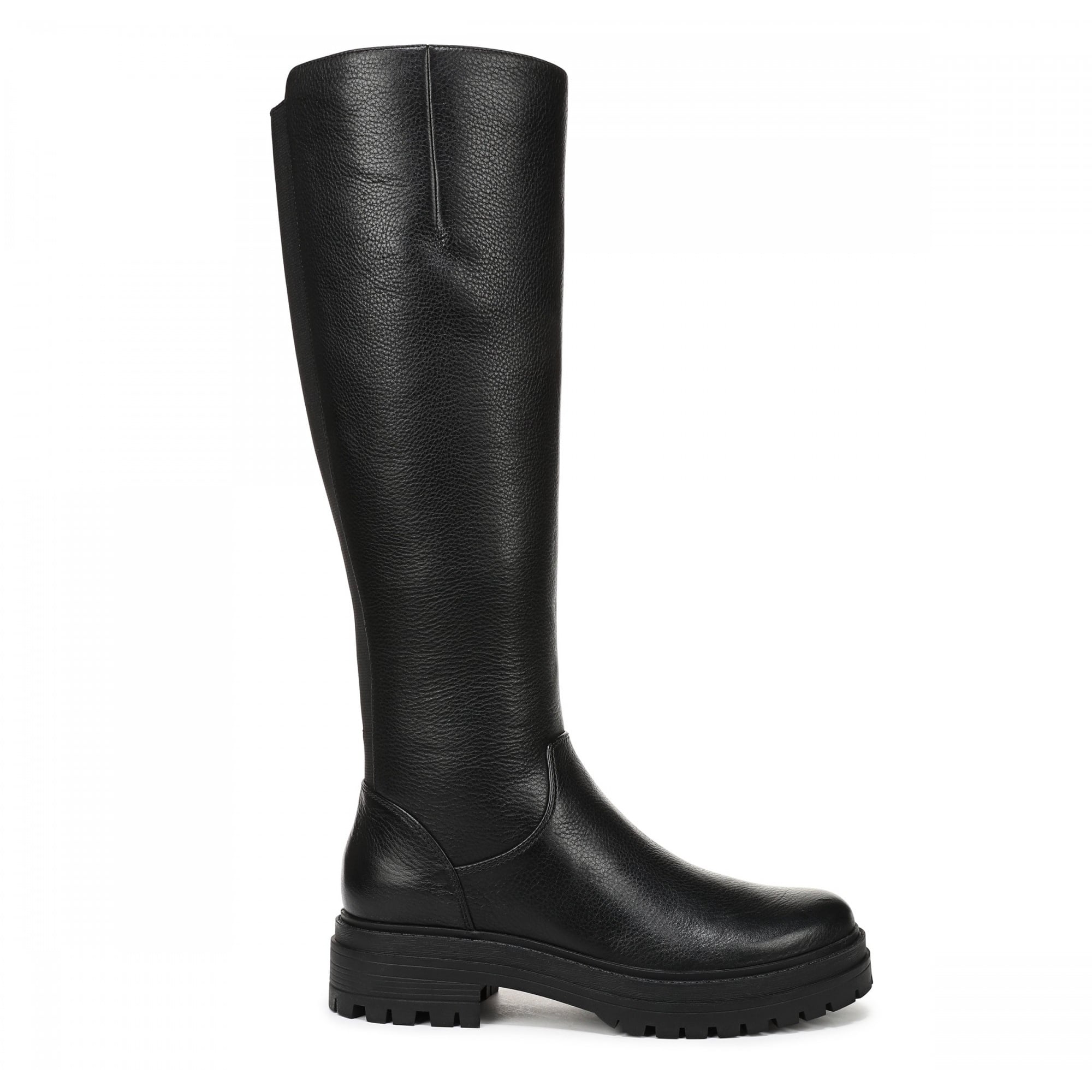 Vionic Gretchen Women's Boots - Black Tumbled Leather - Side