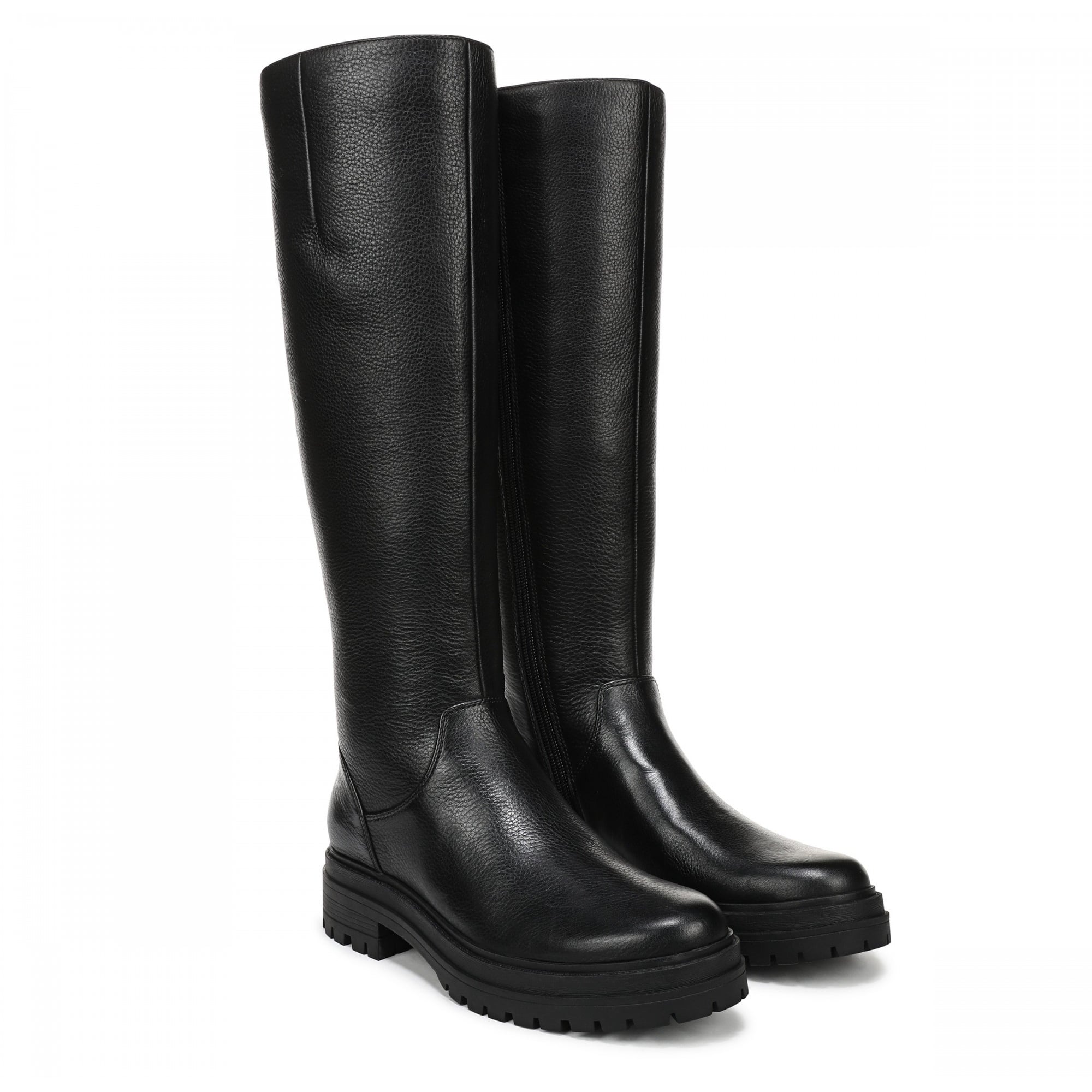 Vionic Gretchen Women's Boots - Black Tumbled Leather - Pair