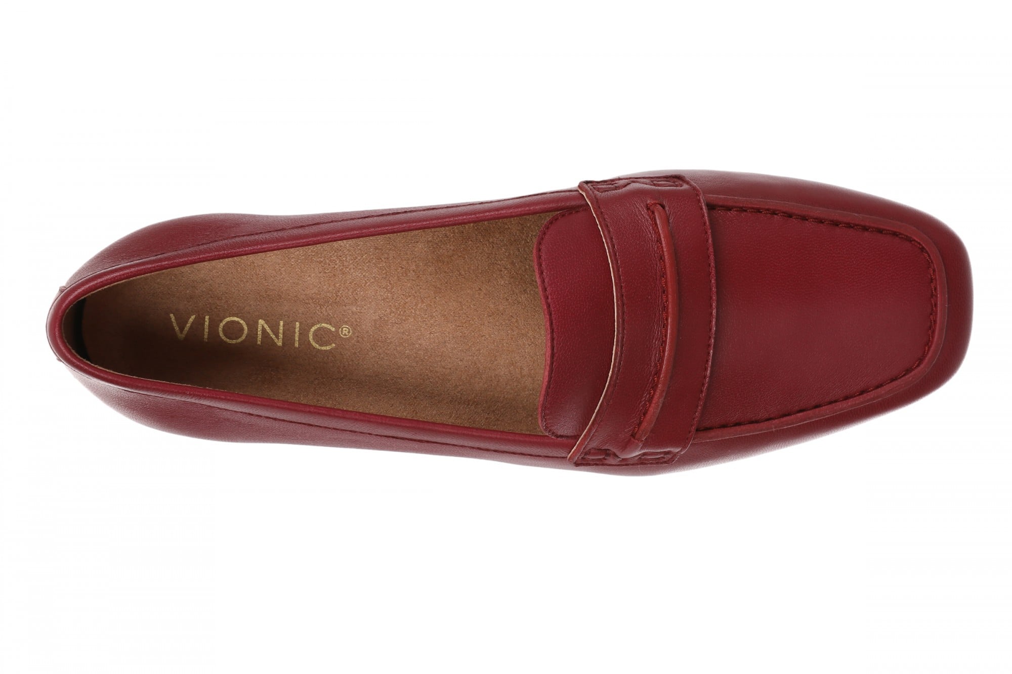Vionic Henley Women's Slip-On Loafer - Tibetan Red - Top