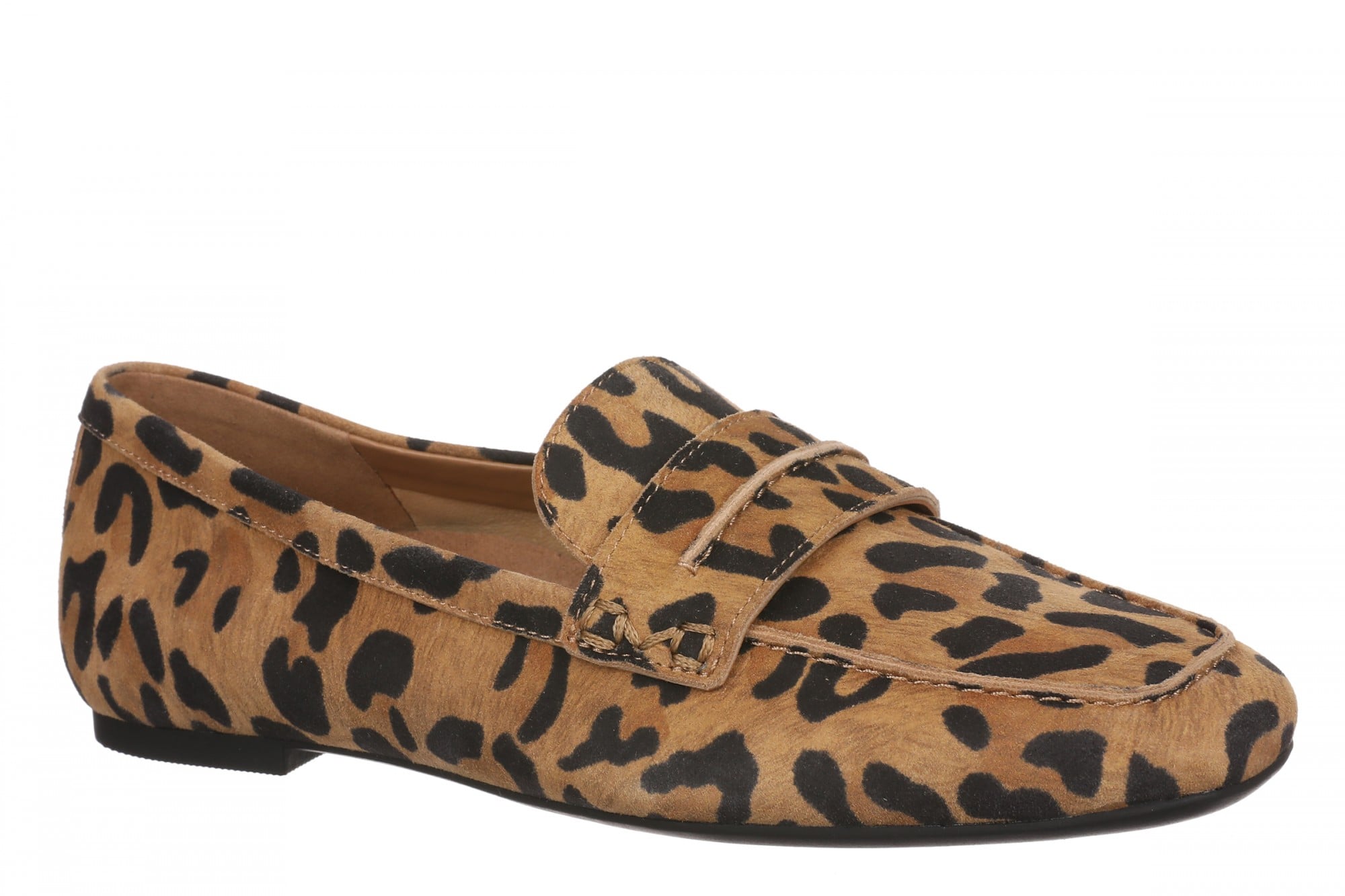 Vionic Henley Women's Slip-On Loafer - Tan Leopard - Angle main