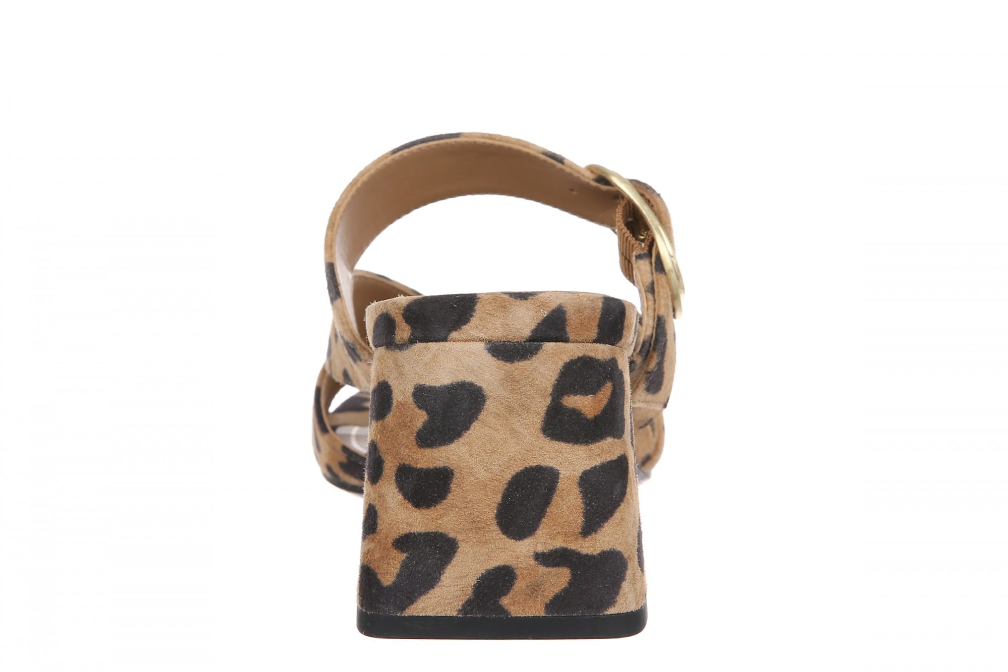 Vionic Rosemead Women's Slide Sandal - Tan Leopard - Back