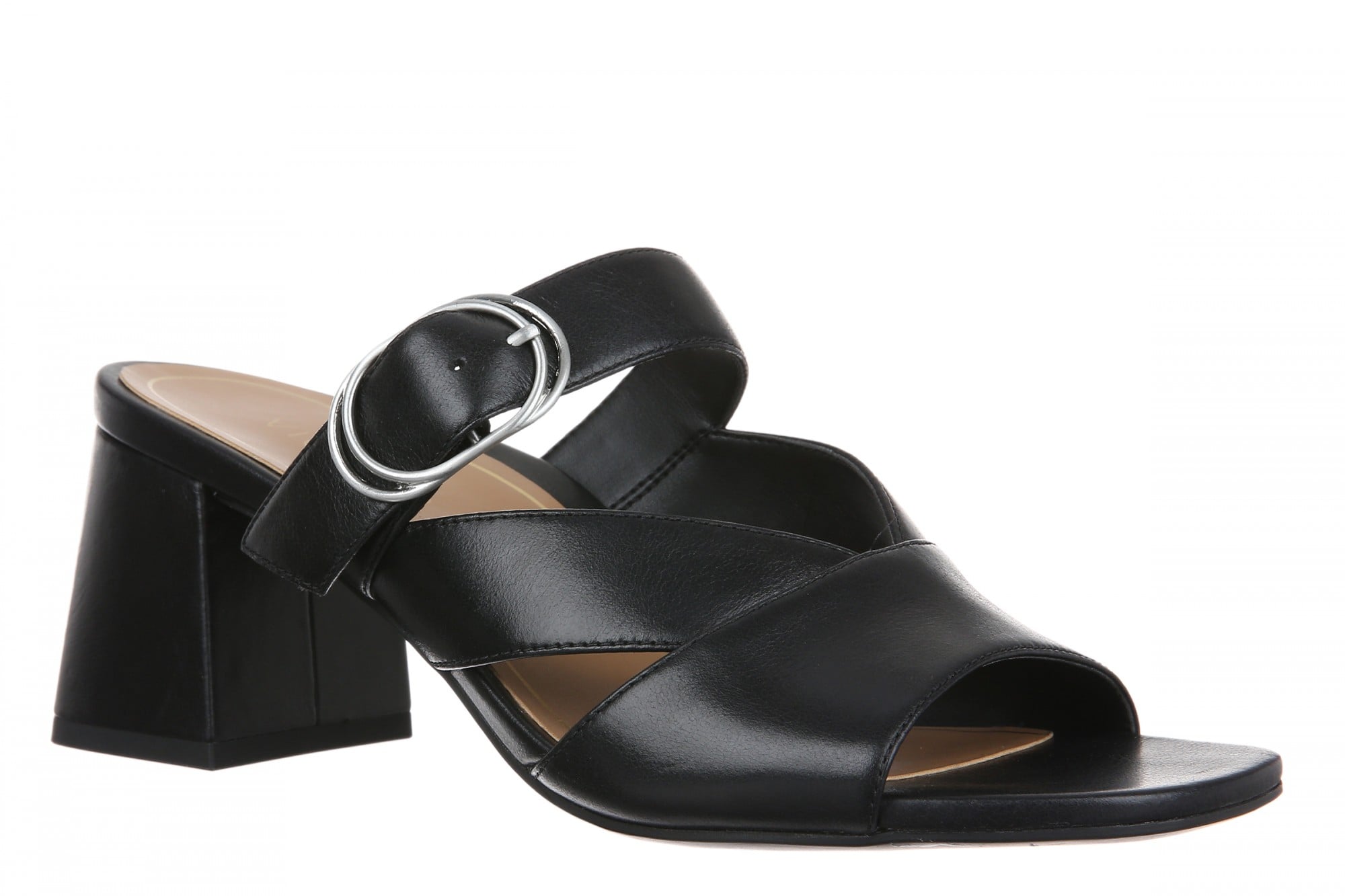 Vionic Rosemead Women's Slide Sandal - Black - Angle main