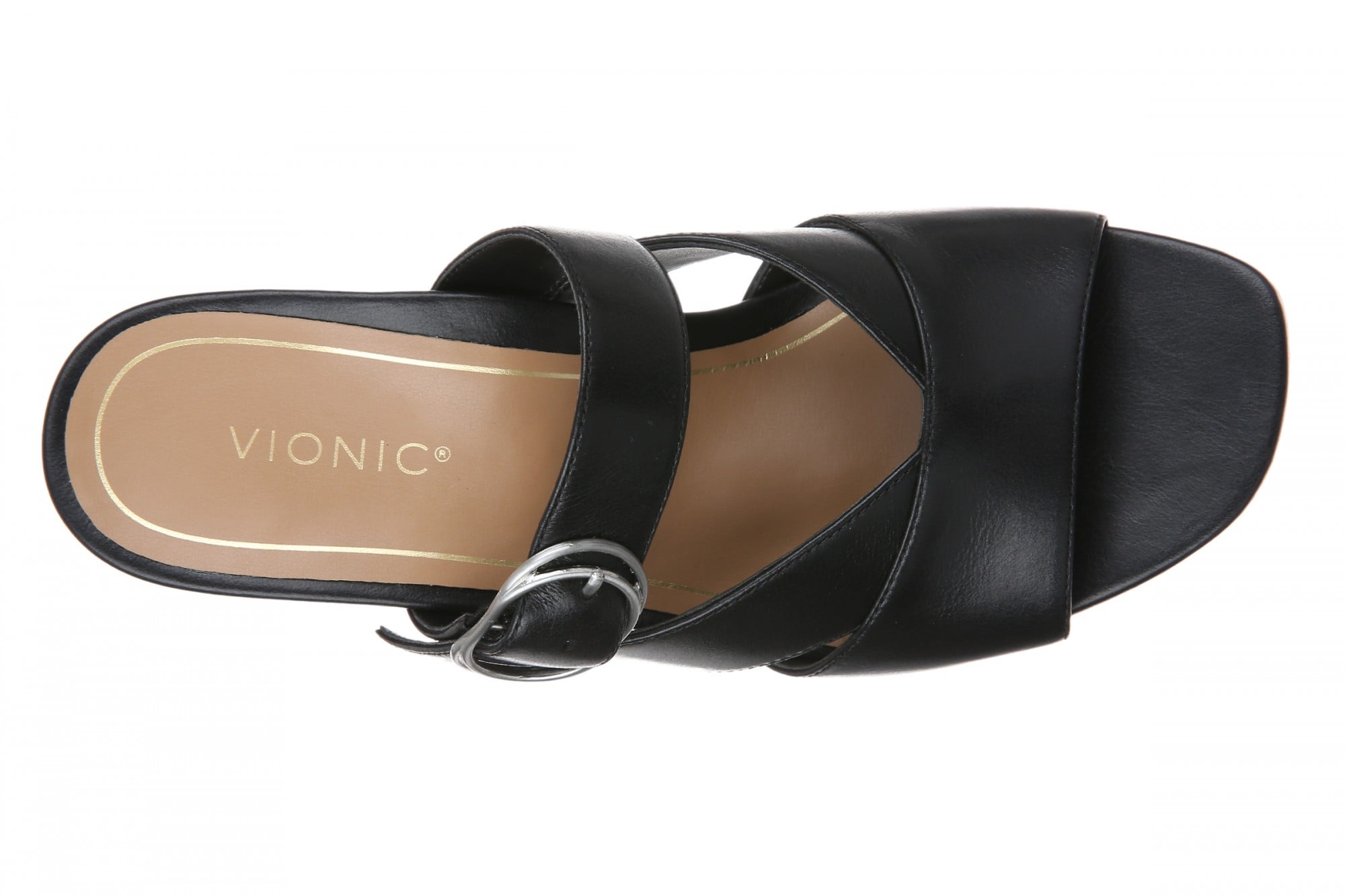 Vionic Rosemead Women's Slide Sandal - Black - Top