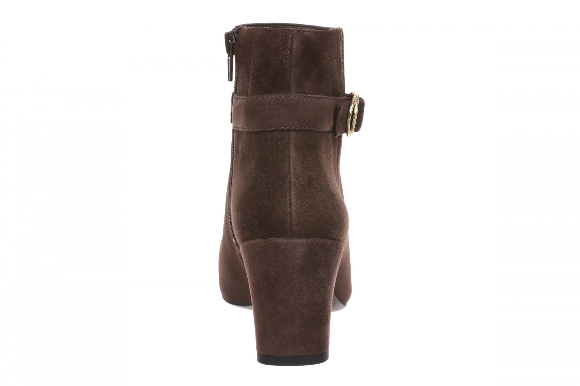 Vionic Saskia Women's Ankle Bootie - Chocolate Ganache - Back