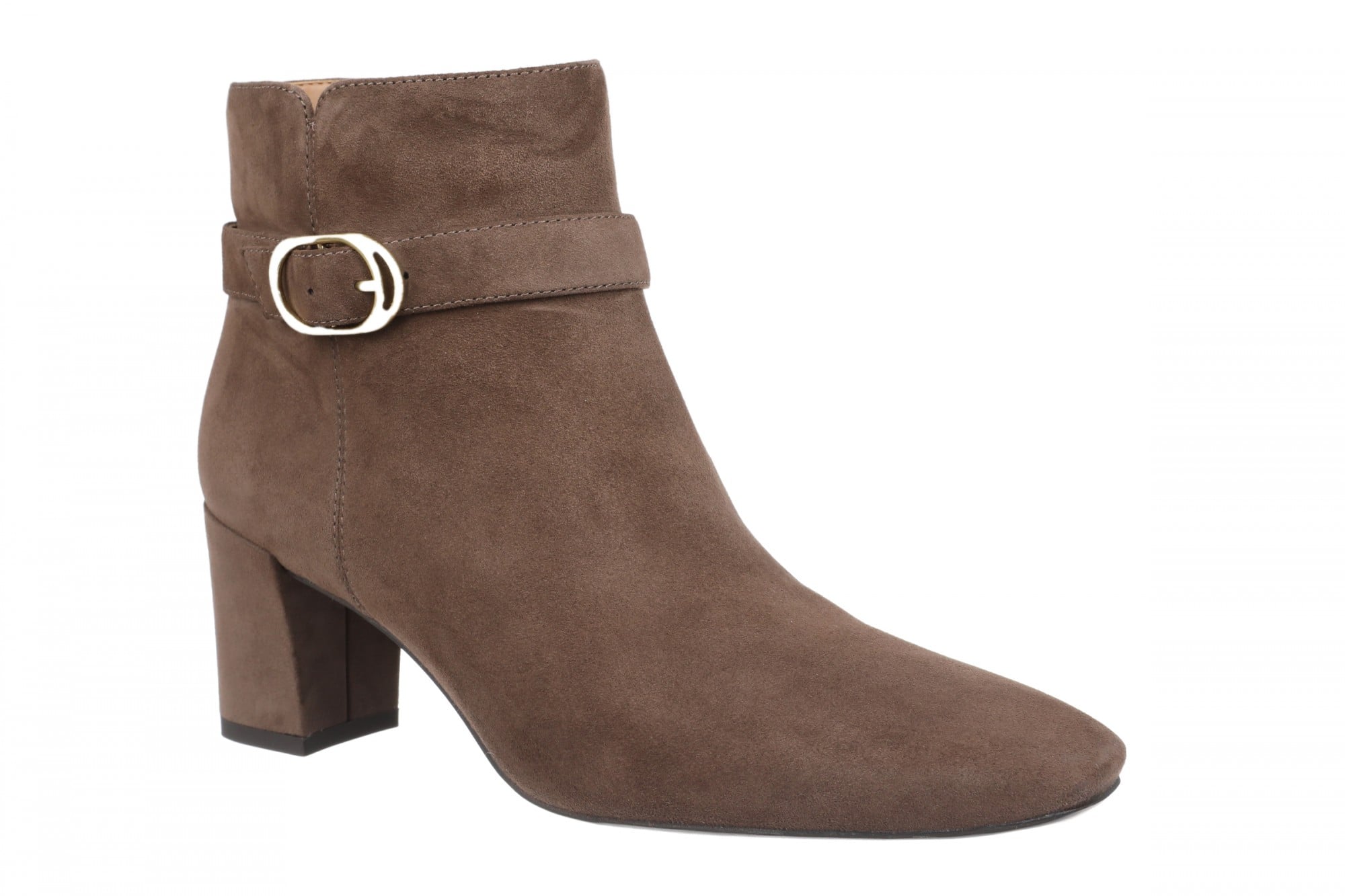 Vionic Saskia Women's Ankle Bootie - Driftwood - Angle main