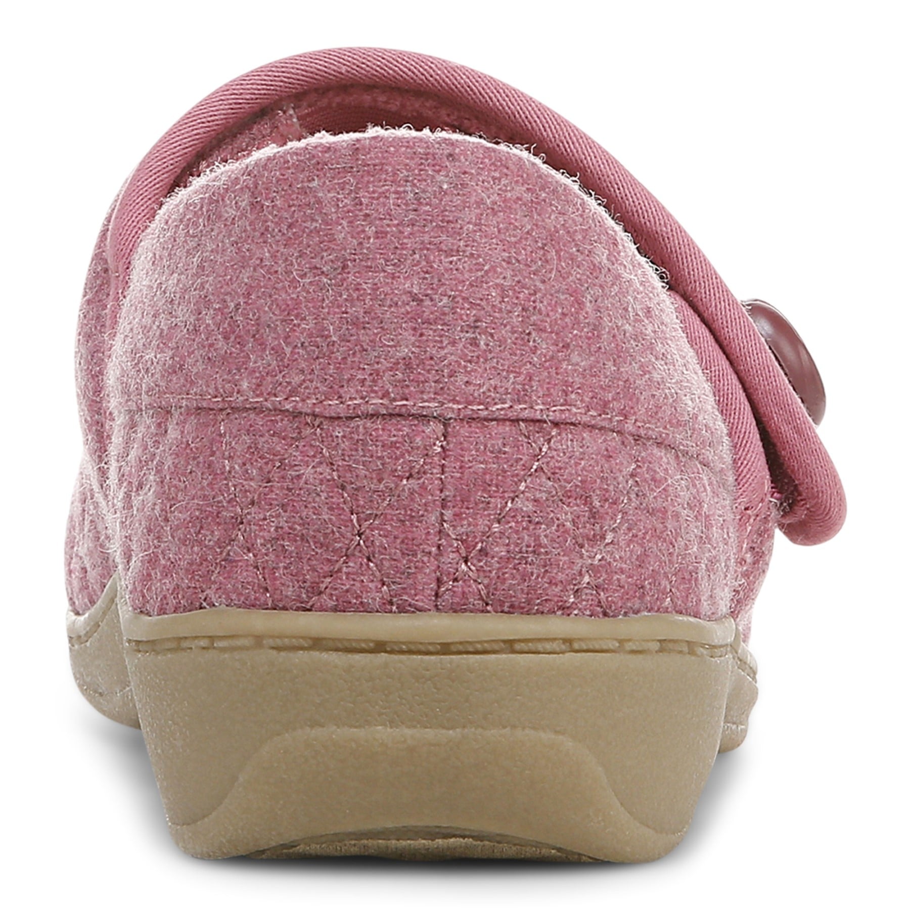 Vionic Jackie Women's Adjustable Supportive Slipper - Rhubarb - Back