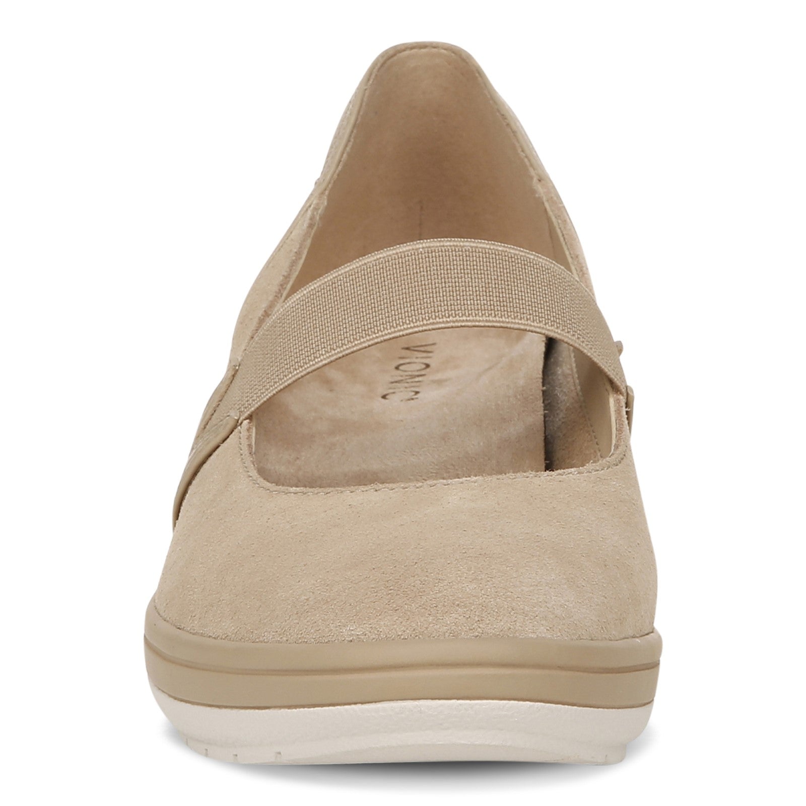 Vionic Judie Women's Mary Jane Wedge Casual Shoe - Wheat - Front