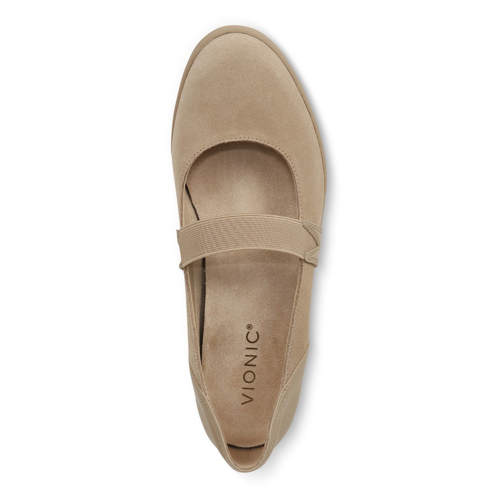 Vionic Judie Women's Mary Jane Wedge Casual Shoe - Wheat - Top