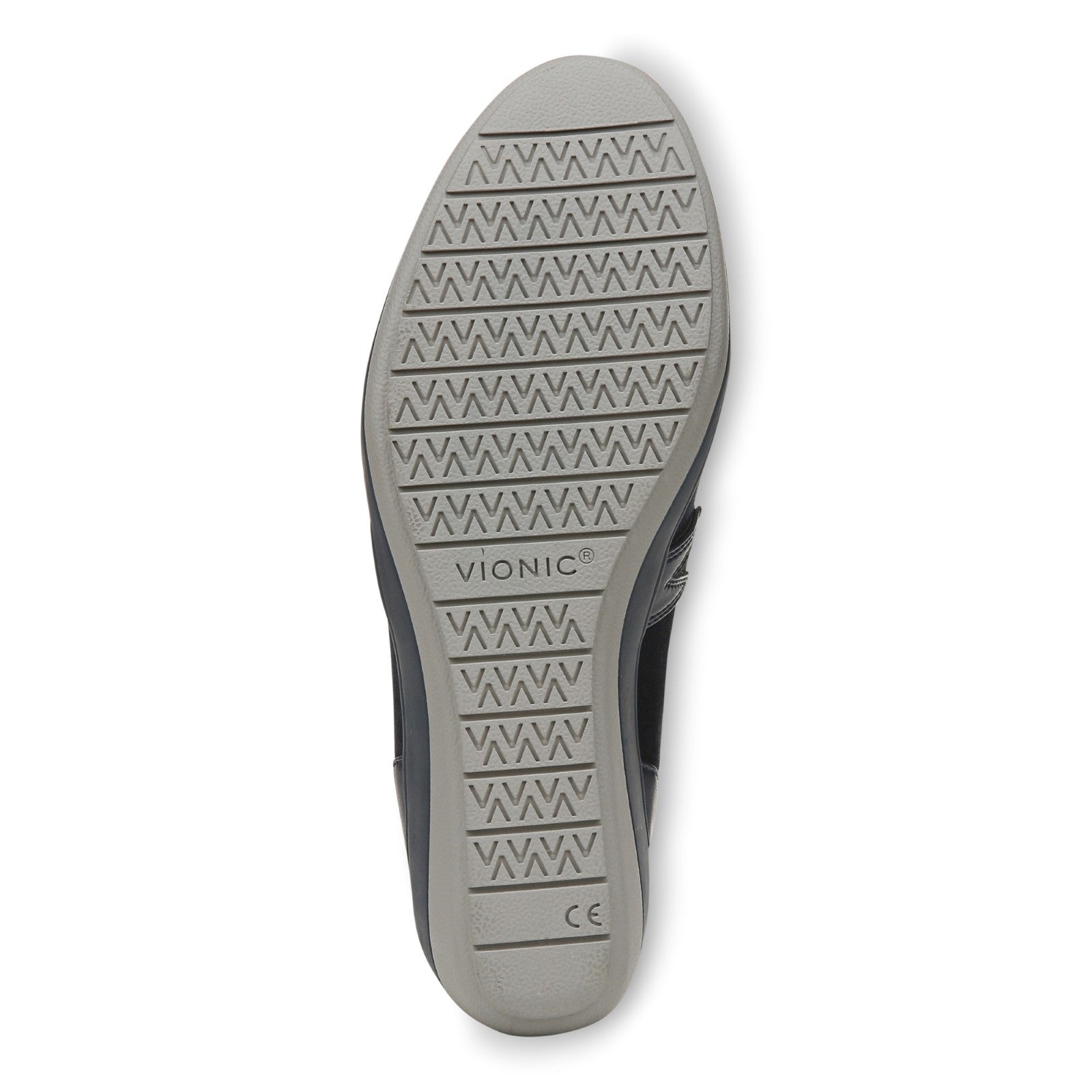 Vionic Judie Women's Mary Jane Wedge Casual Shoe - Navy - Bottom