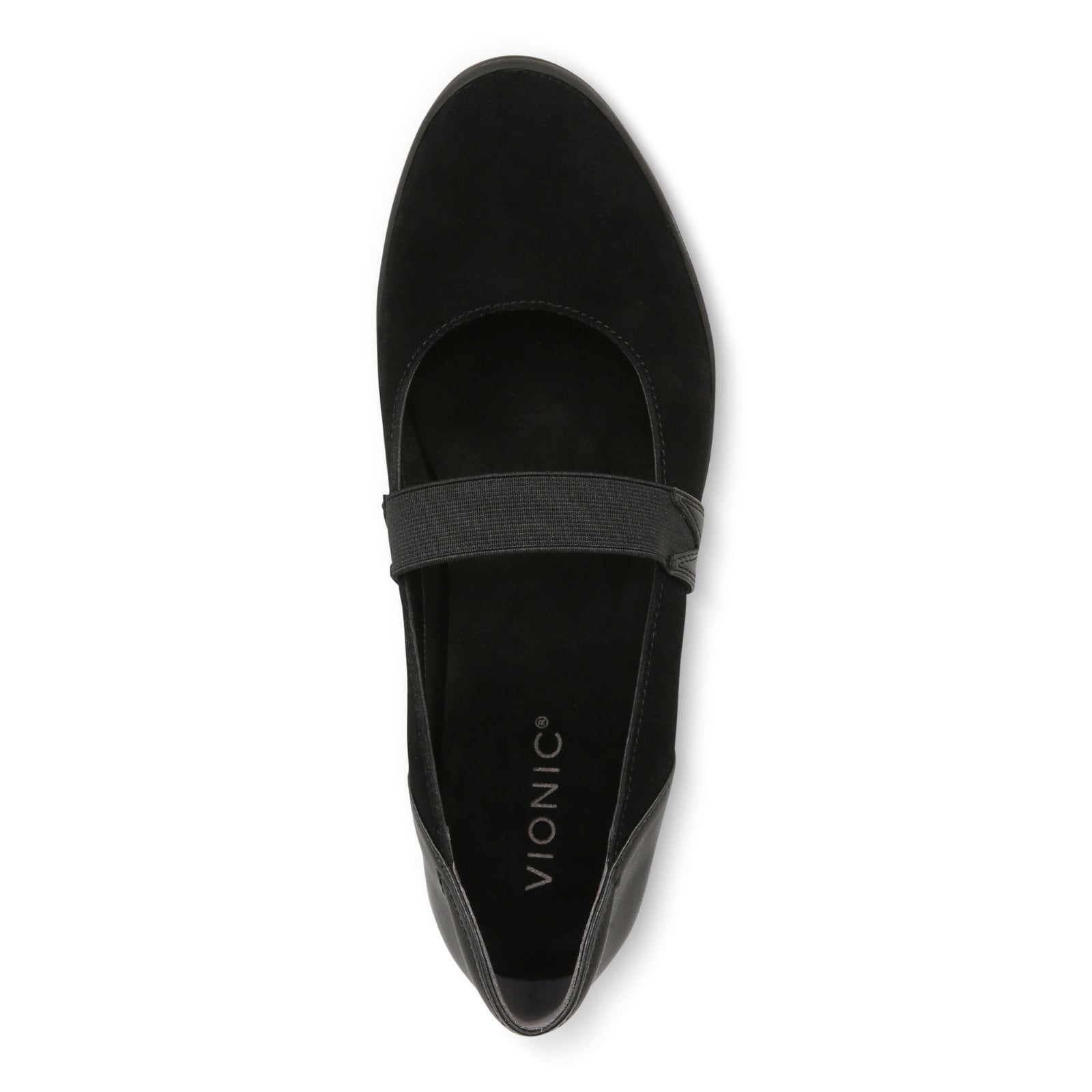 Vionic Judie Women's Mary Jane Wedge Casual Shoe - Black - Top