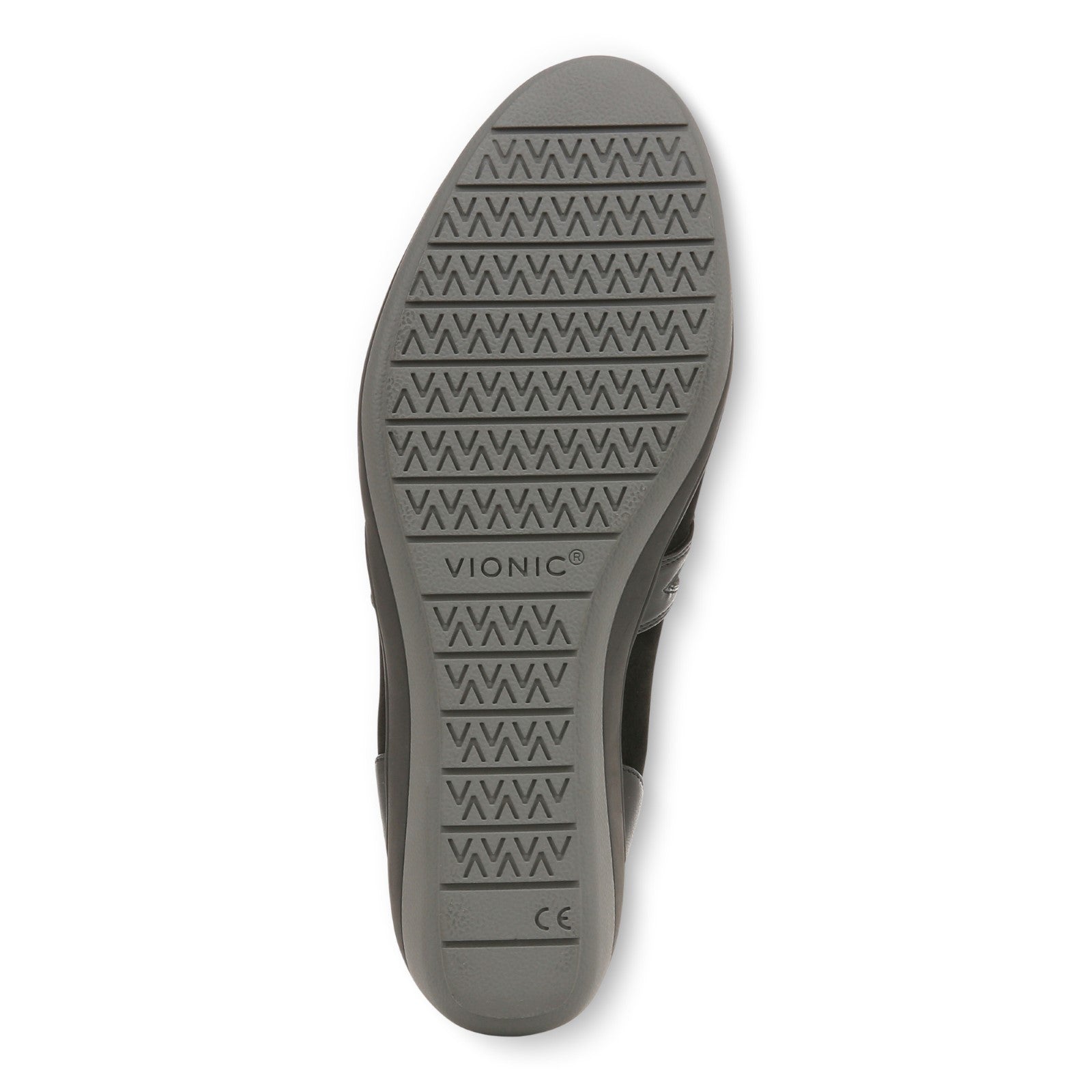 Vionic Judie Women's Mary Jane Wedge Casual Shoe - Black - Bottom