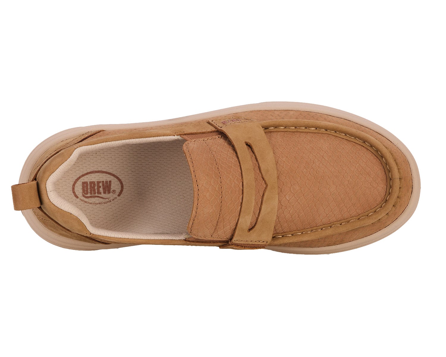 Drew Java - Tan - Sole View
