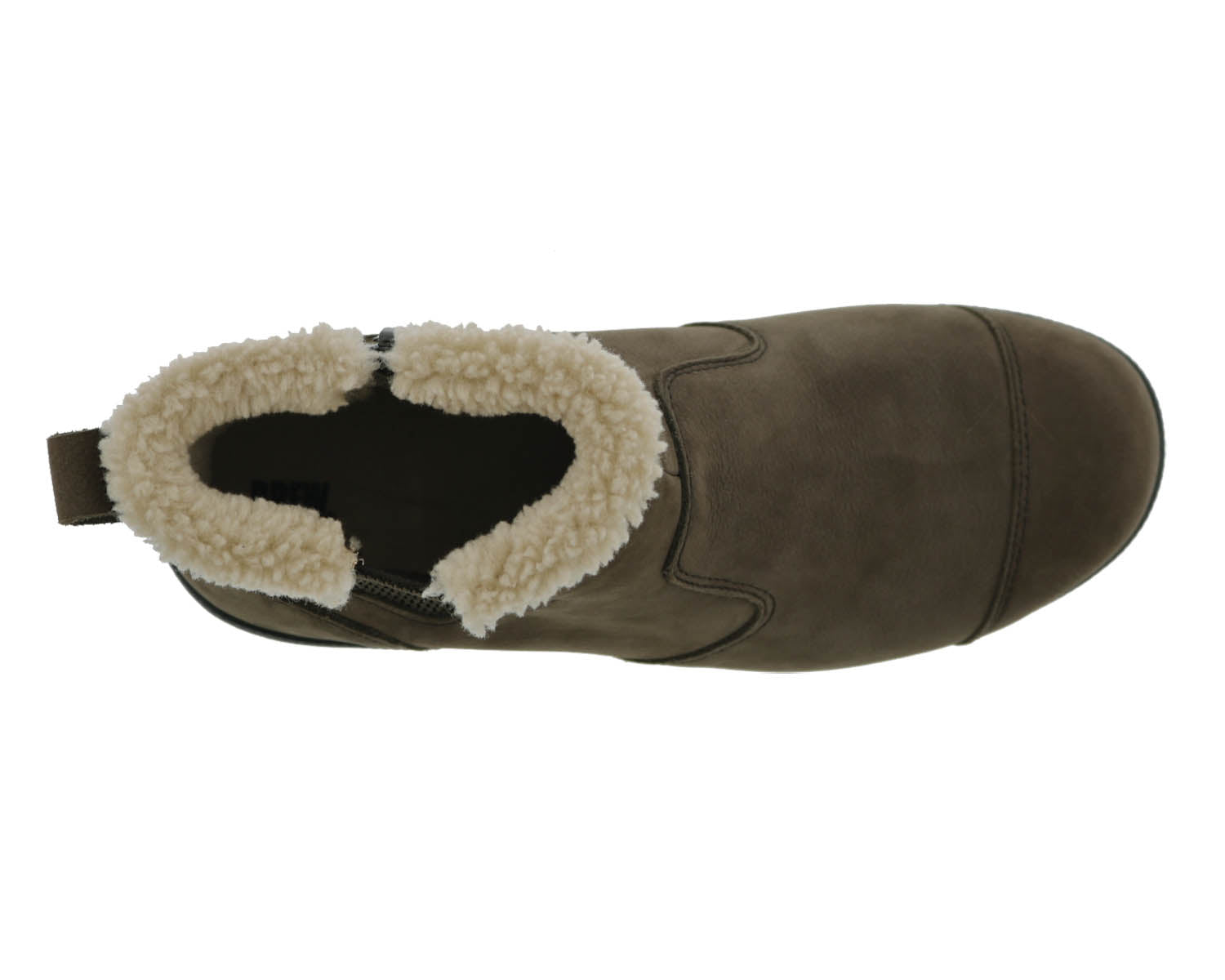 Drew Jayla Women's Orthotic Boots - Olive Nubuck - Sole View