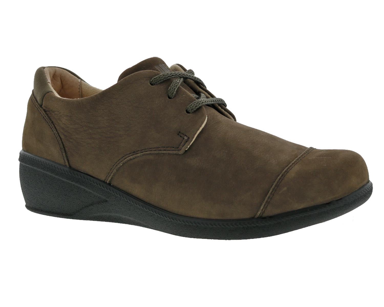 Drew Jemma Women's Therapeutic Shoe - Olive Nubuck - Main View