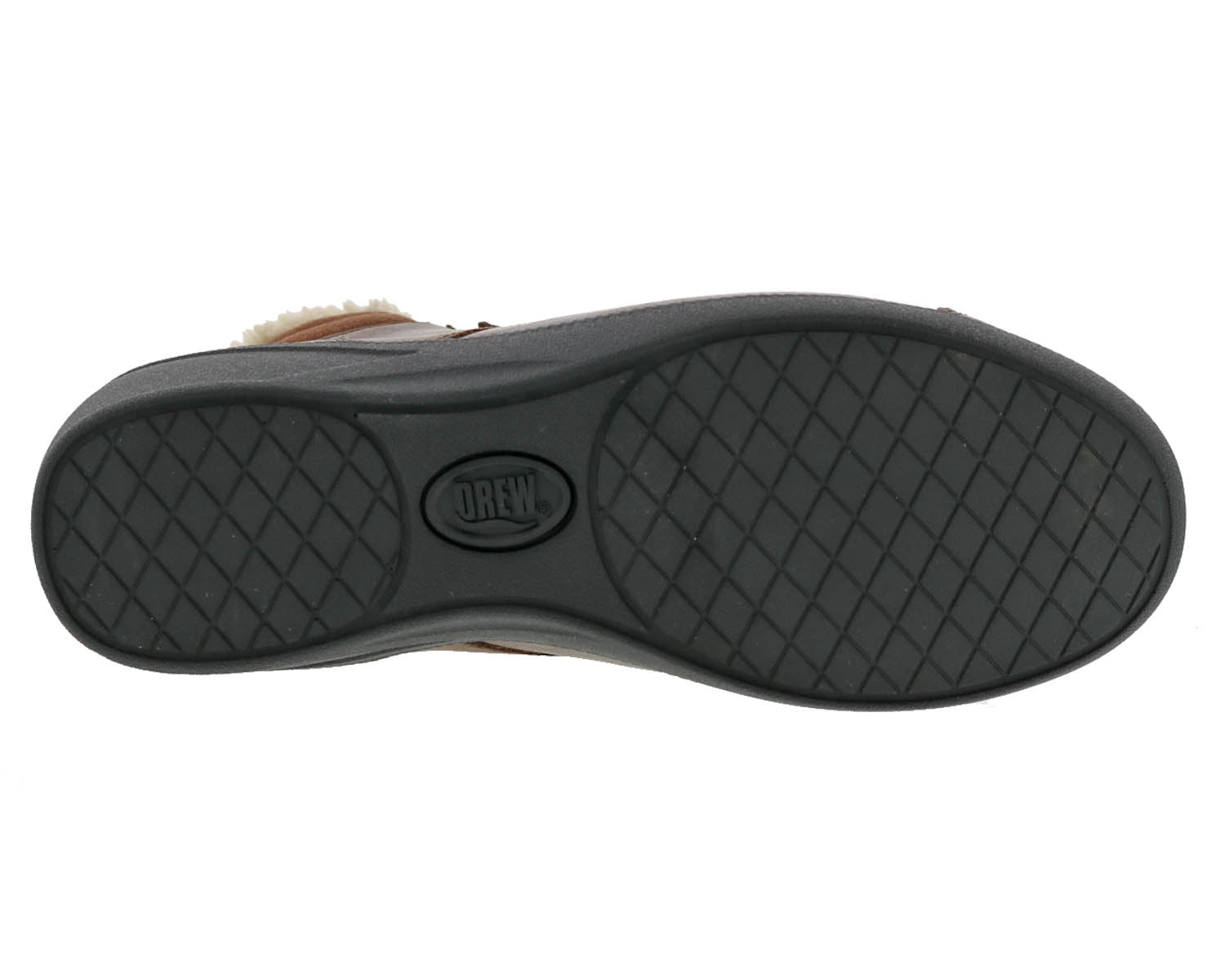 Drew Josie Women's Therapeutic Boots - Brown Leather - Top View