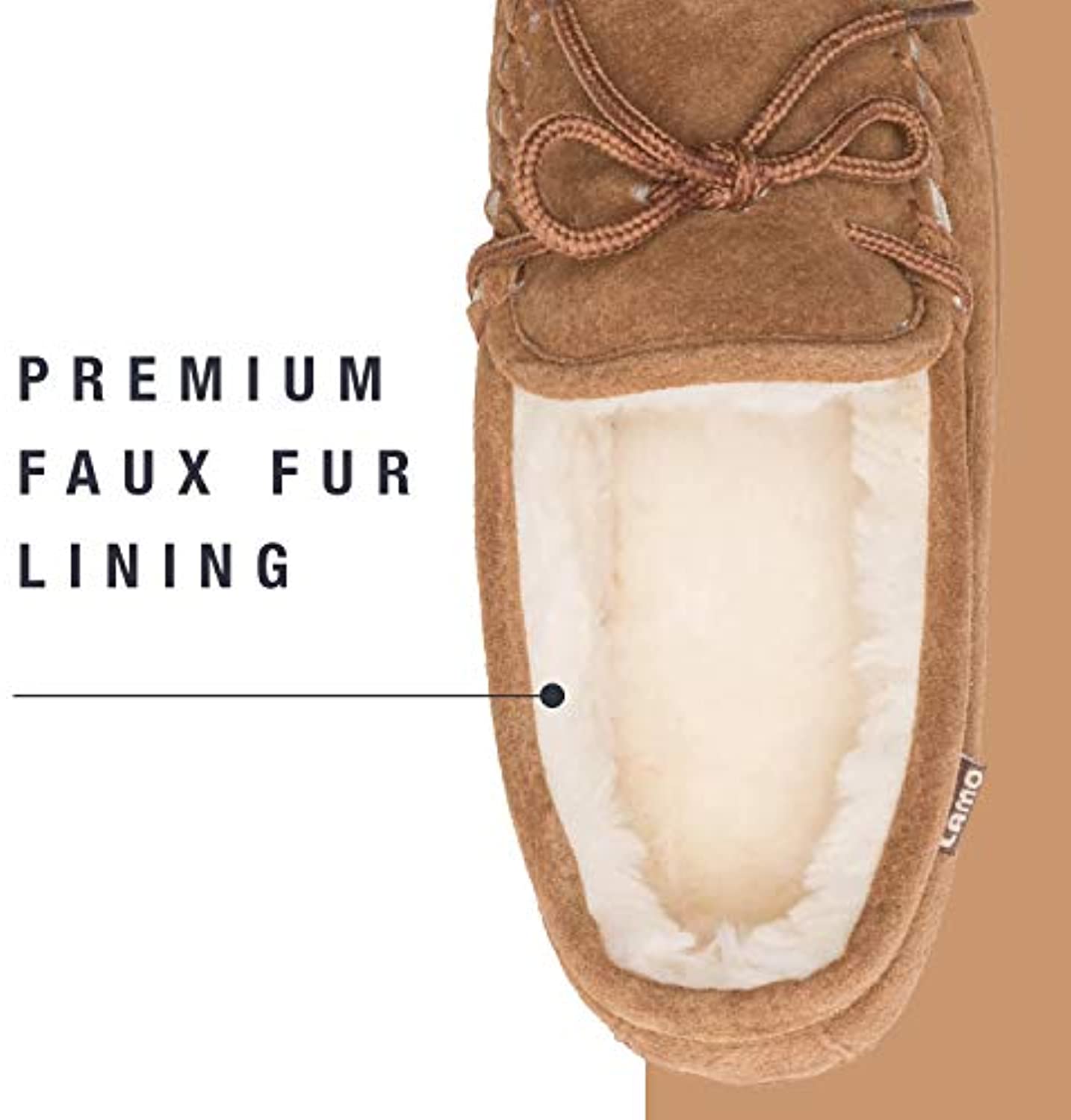 Lamo Kids' Moc Kids Slippers - Chestnut