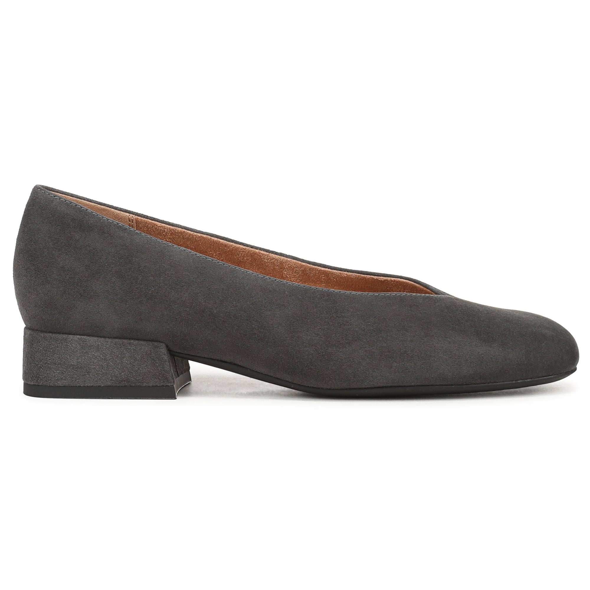 Vionic Petra Women's Ballet Flats - Grunge Grey - Side