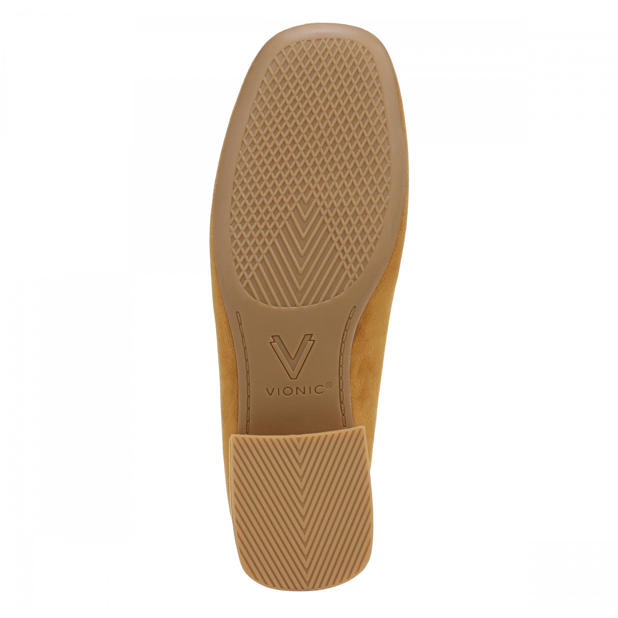 Vionic Petra Women's Ballet Flats - Golden Brown - Sole/Bottom