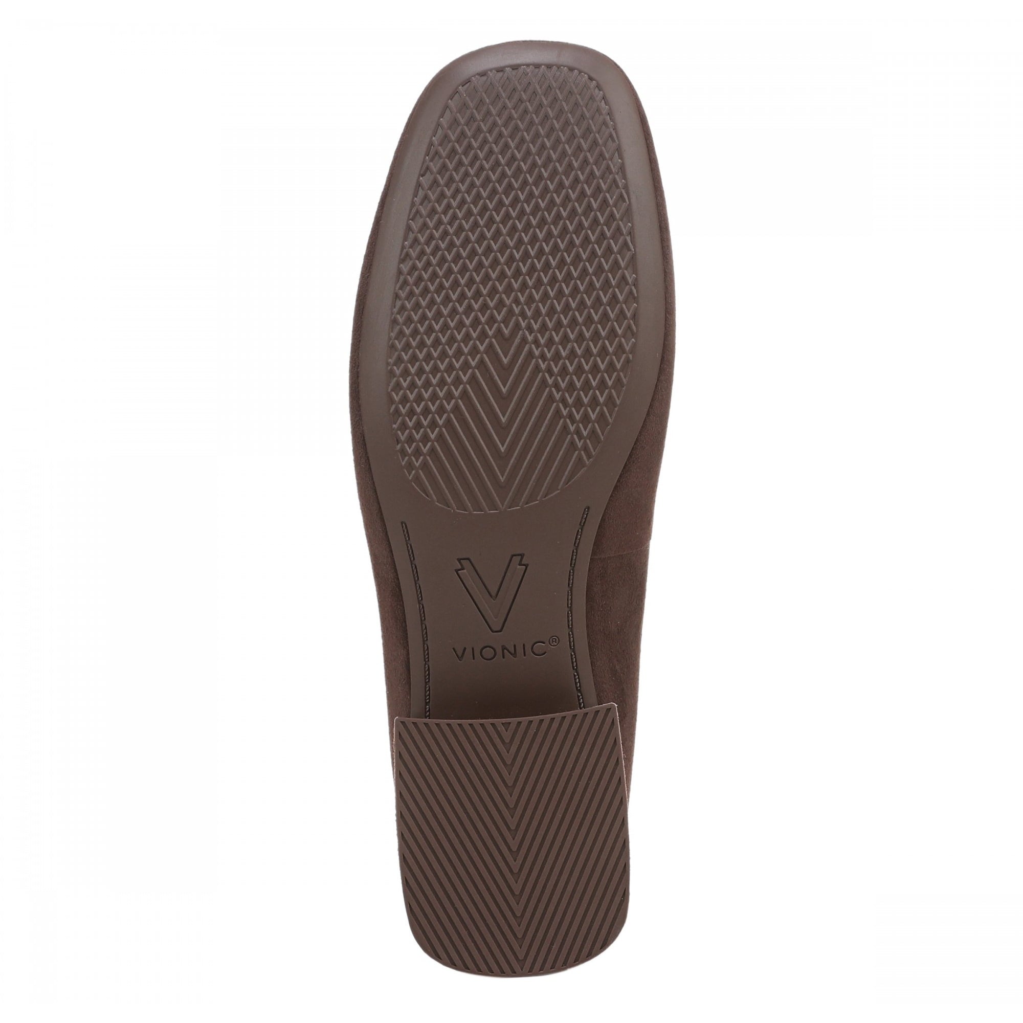 Vionic Petra Women's Ballet Flats - Chocolate Ganache - Sole/Bottom