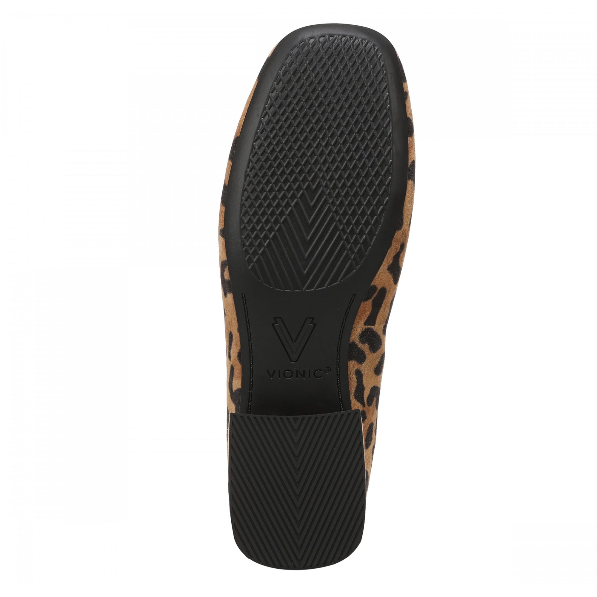Vionic Petra Women's Ballet Flats - Tan Leopard - Sole/Bottom