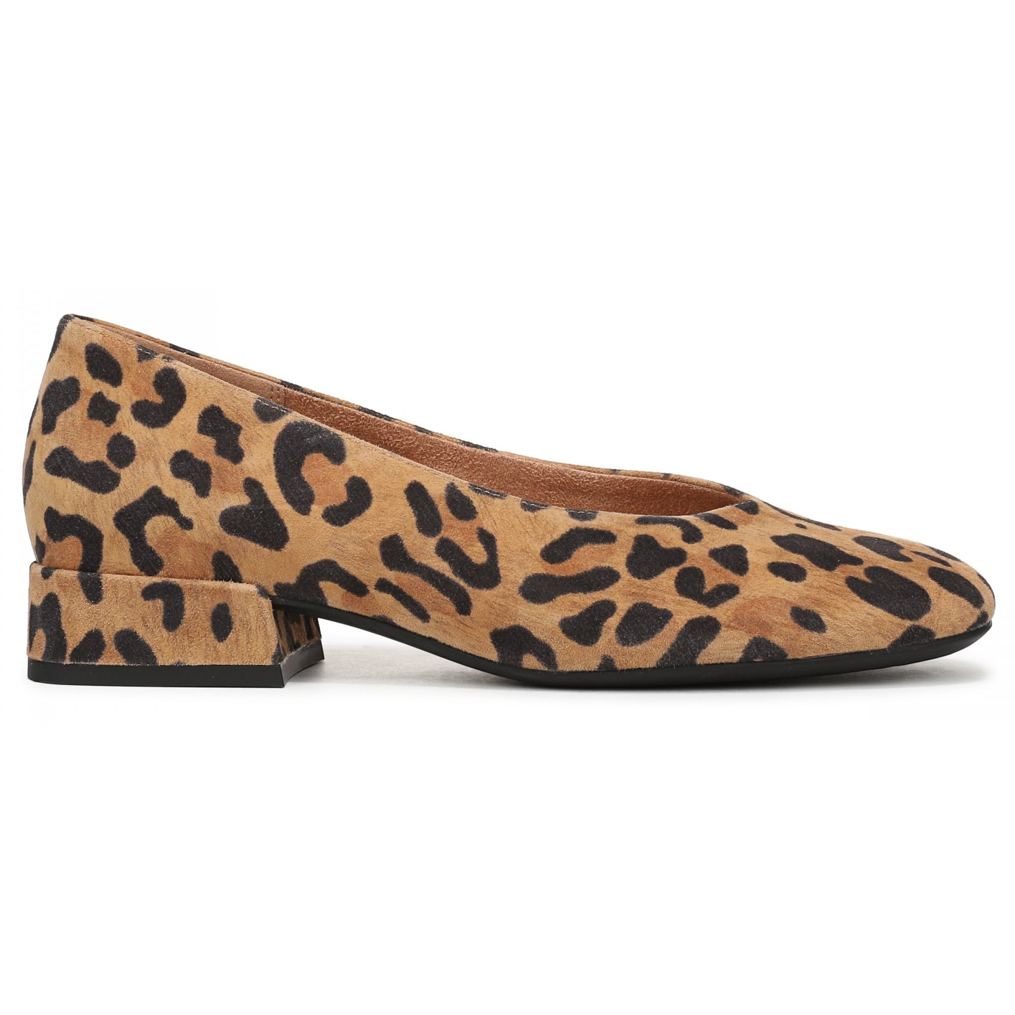 Vionic Petra Women's Ballet Flats - Tan Leopard - Side