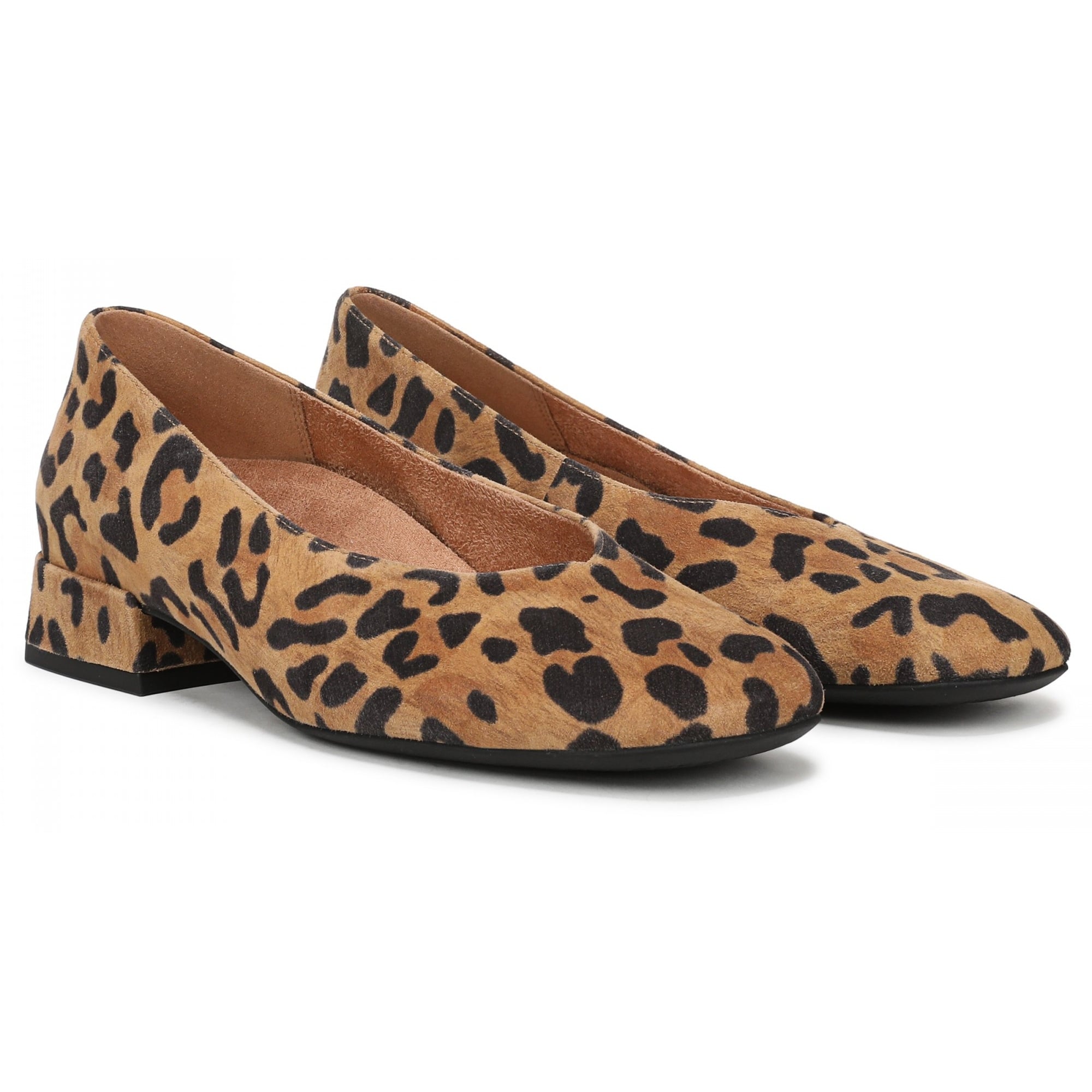 Vionic Petra Women's Ballet Flats - Tan Leopard - Pair