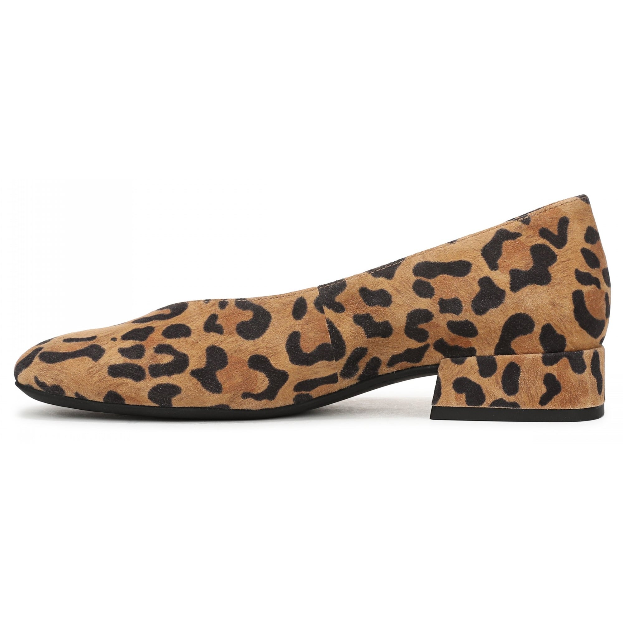 Vionic Petra Women's Ballet Flats - Tan Leopard - Side