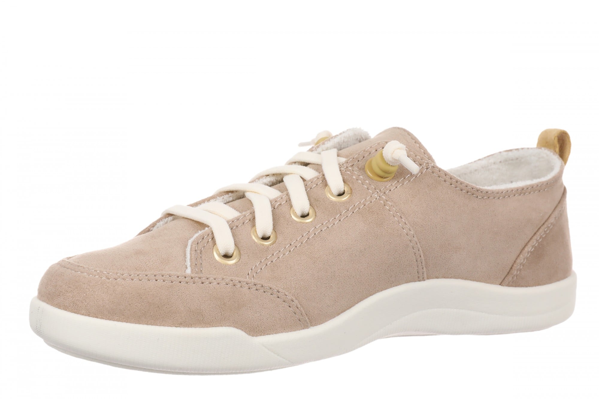 Vionic Pismo 2.0 Women's Fashion Sneakers - Lucid Beige - Left angle