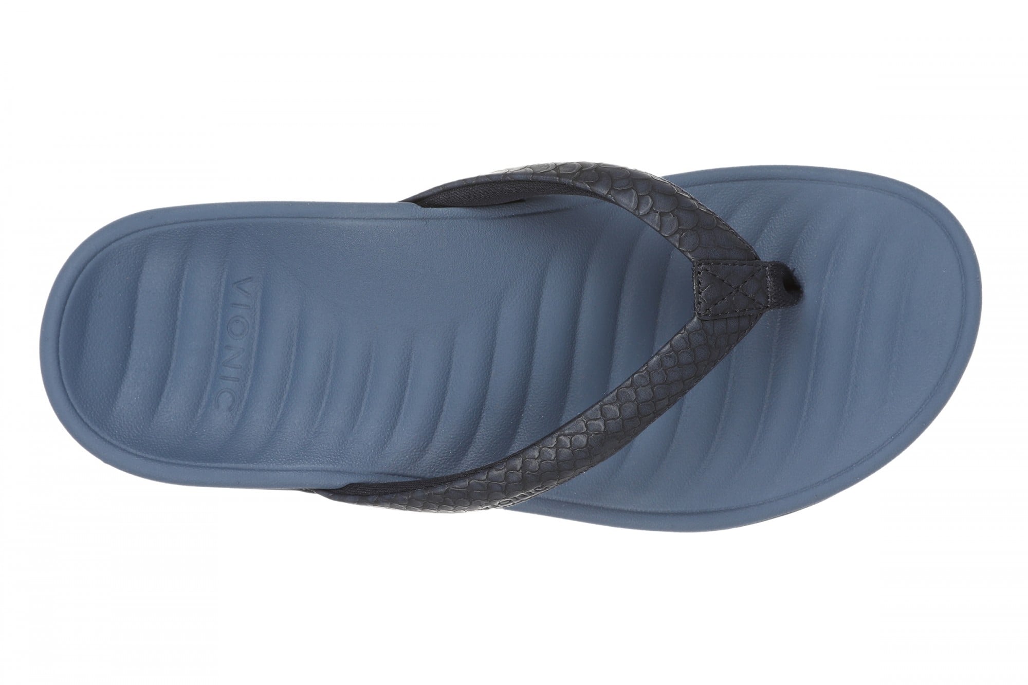 Vionic Tomales Women's Toe-Post Sandal - Navy Blazer - Top