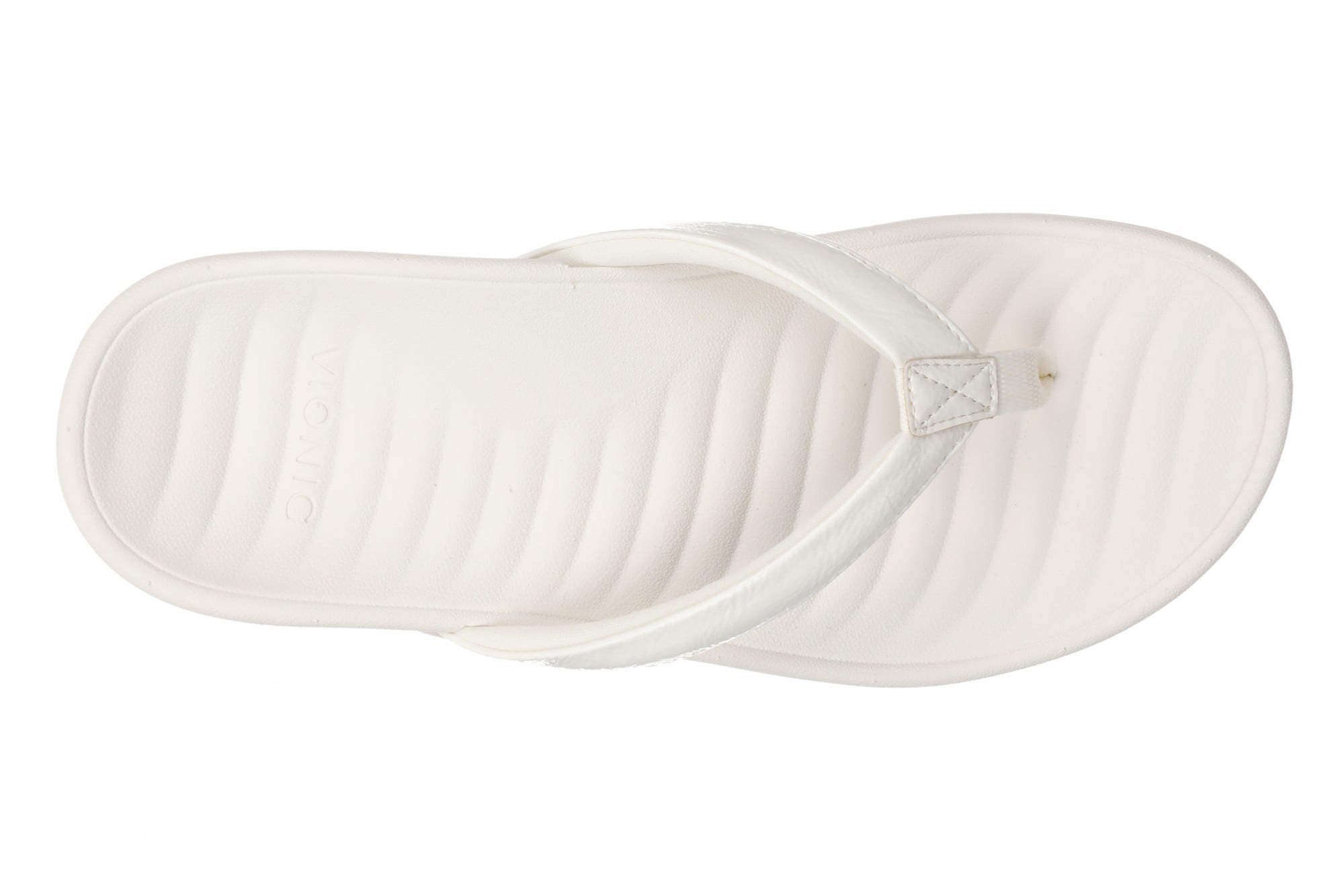 Vionic Tomales Women's Toe-Post Sandal - Ivory - Top