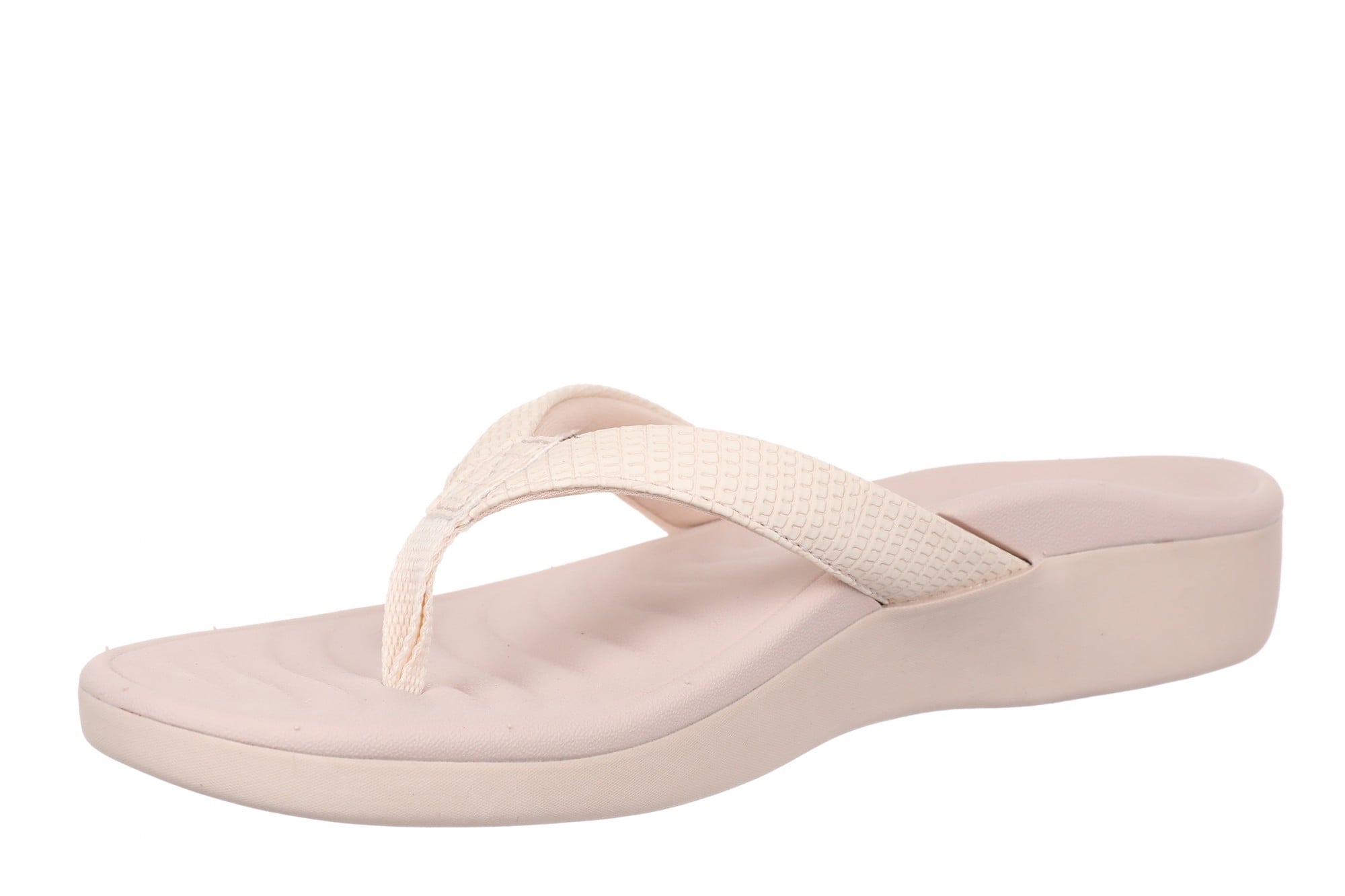 Vionic Tomales Women's Toe-Post Sandal - Cameo Rose - Left angle
