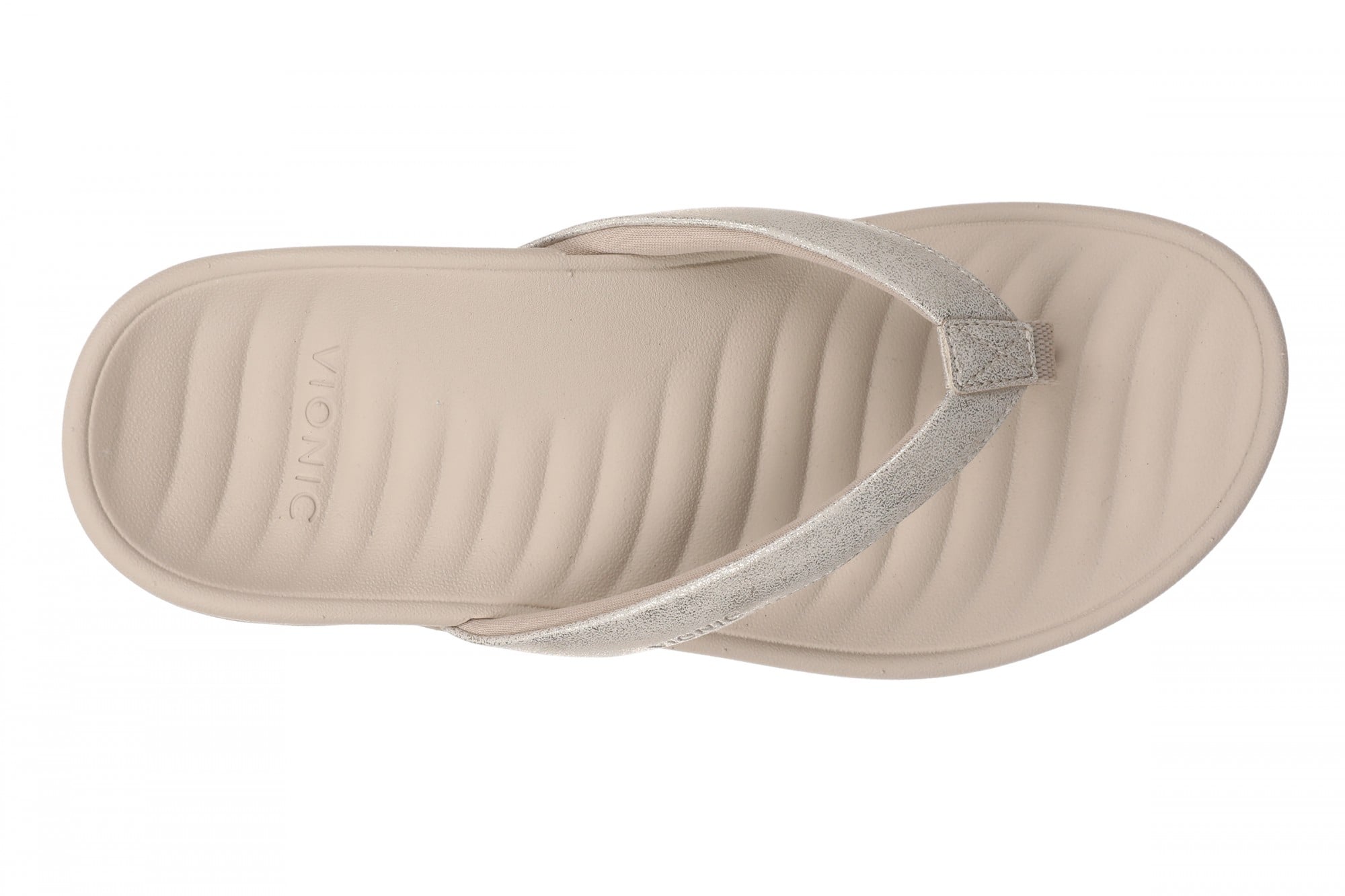Vionic Tomales Women's Toe-Post Sandal - Light Gold - Top