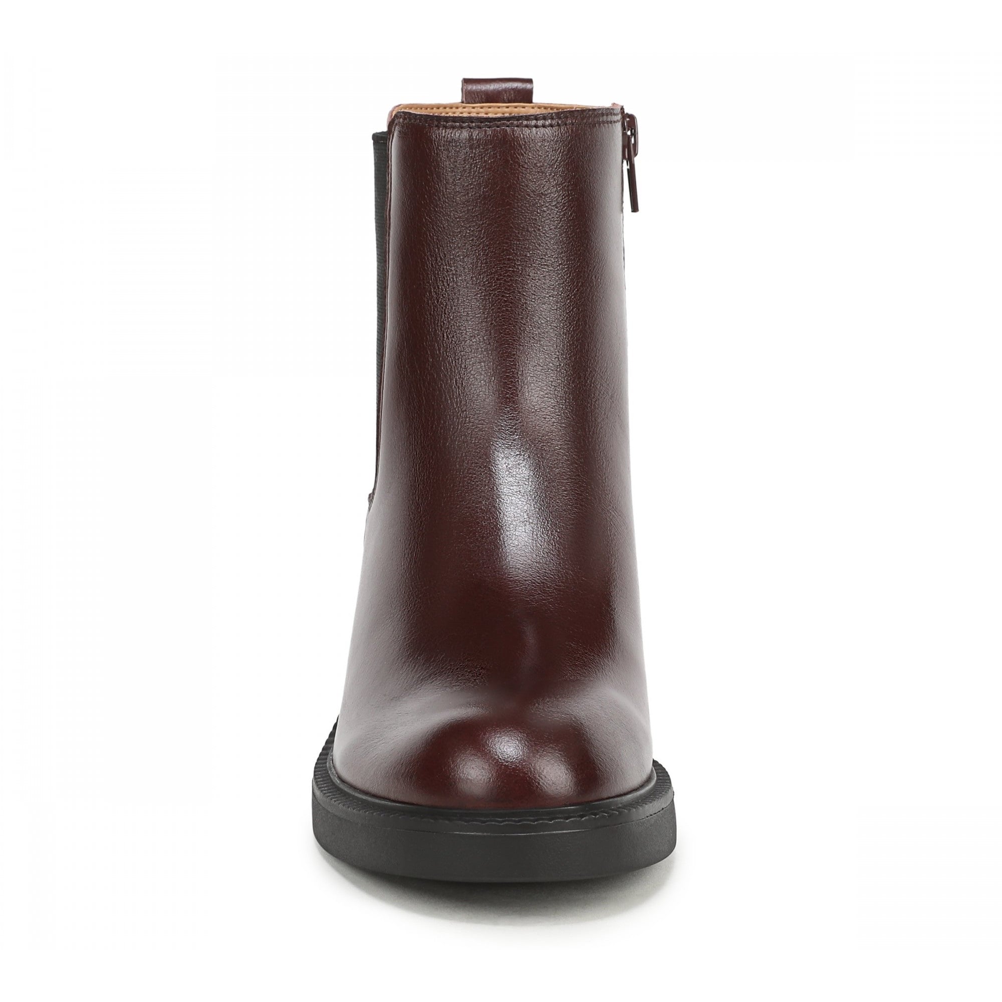 Vionic Tallulah Women's Chelsea Boots - Mulled Wine - Front of Shoe