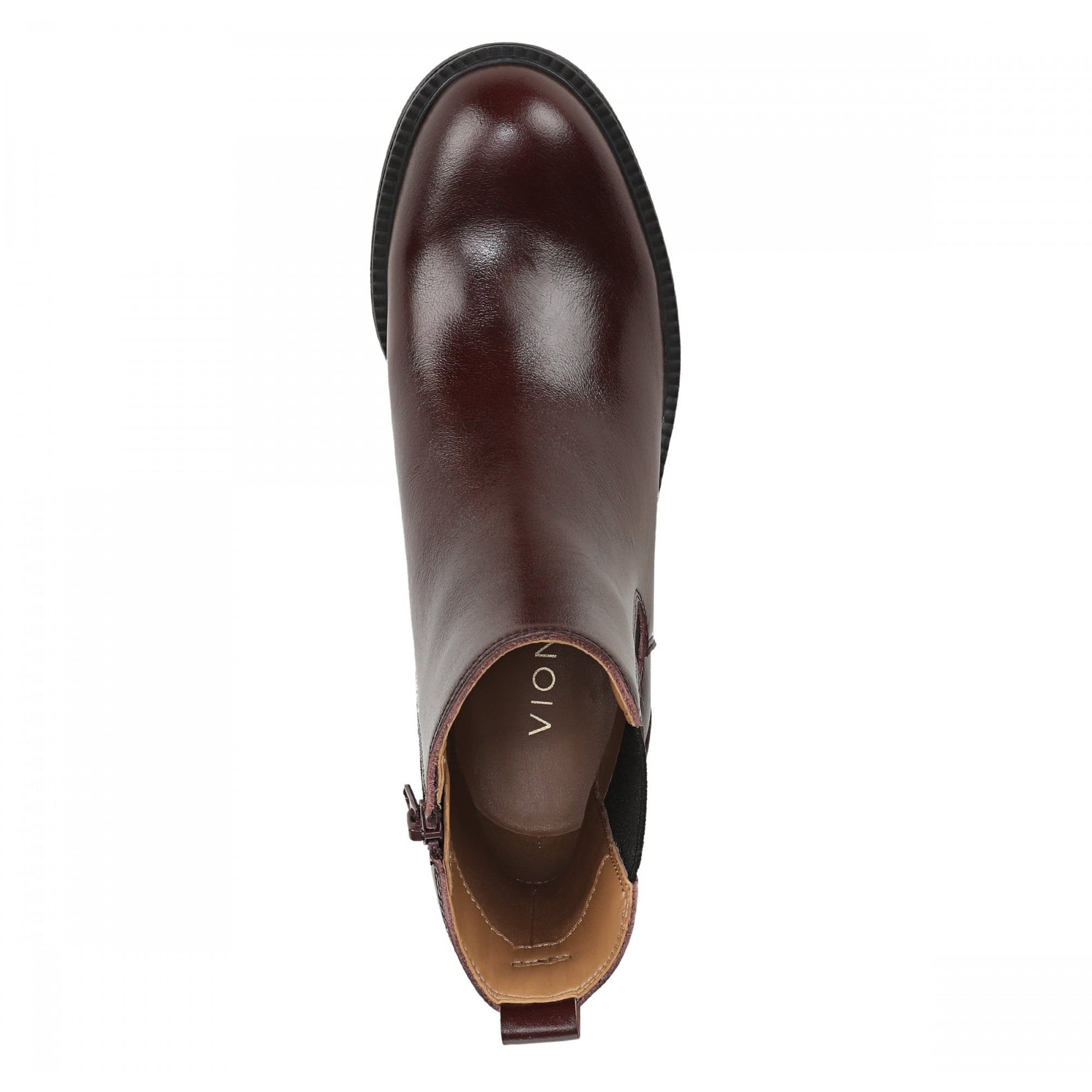 Vionic Tallulah Women's Chelsea Boots - Mulled Wine - Top