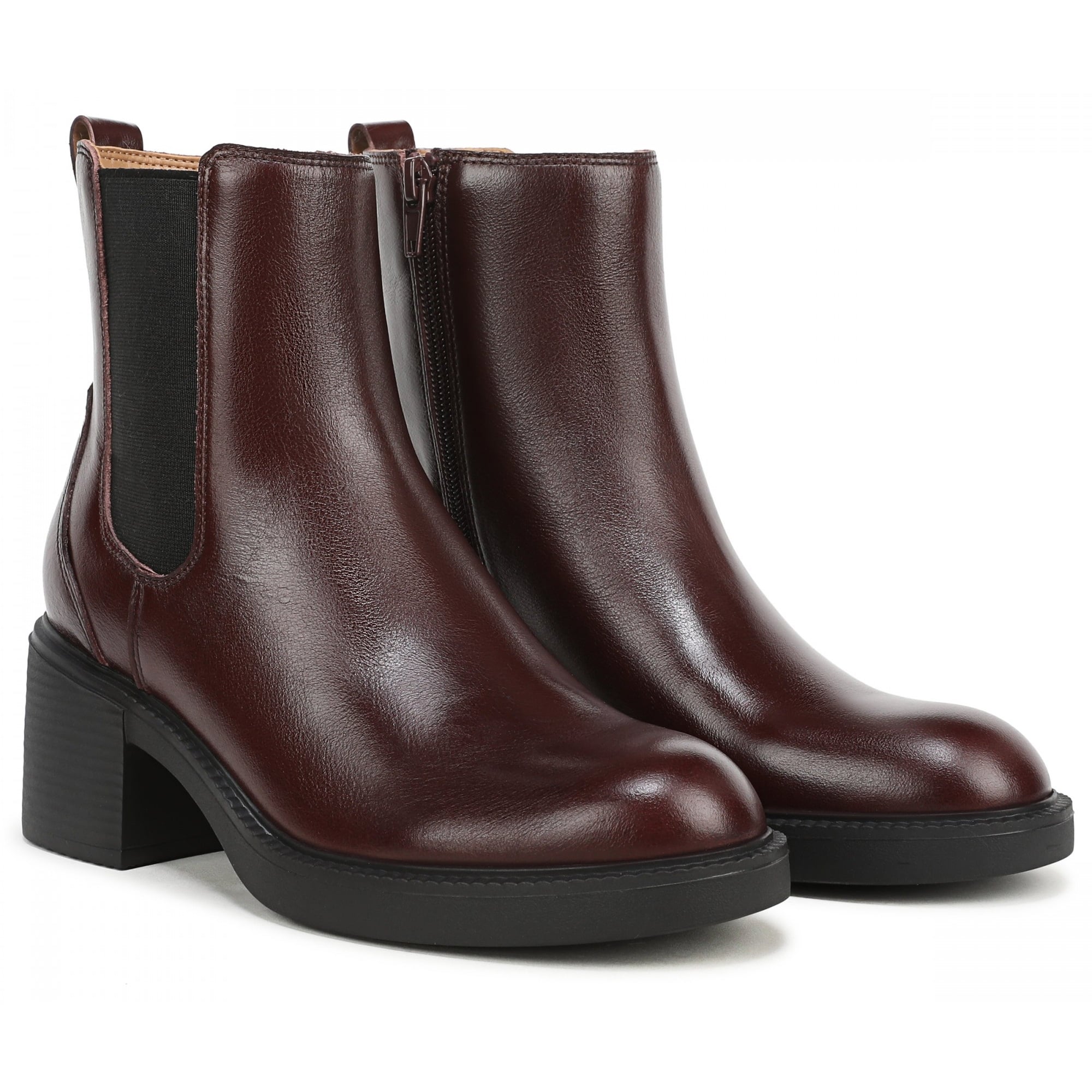 Vionic Tallulah Women's Chelsea Boots - Mulled Wine - Pair