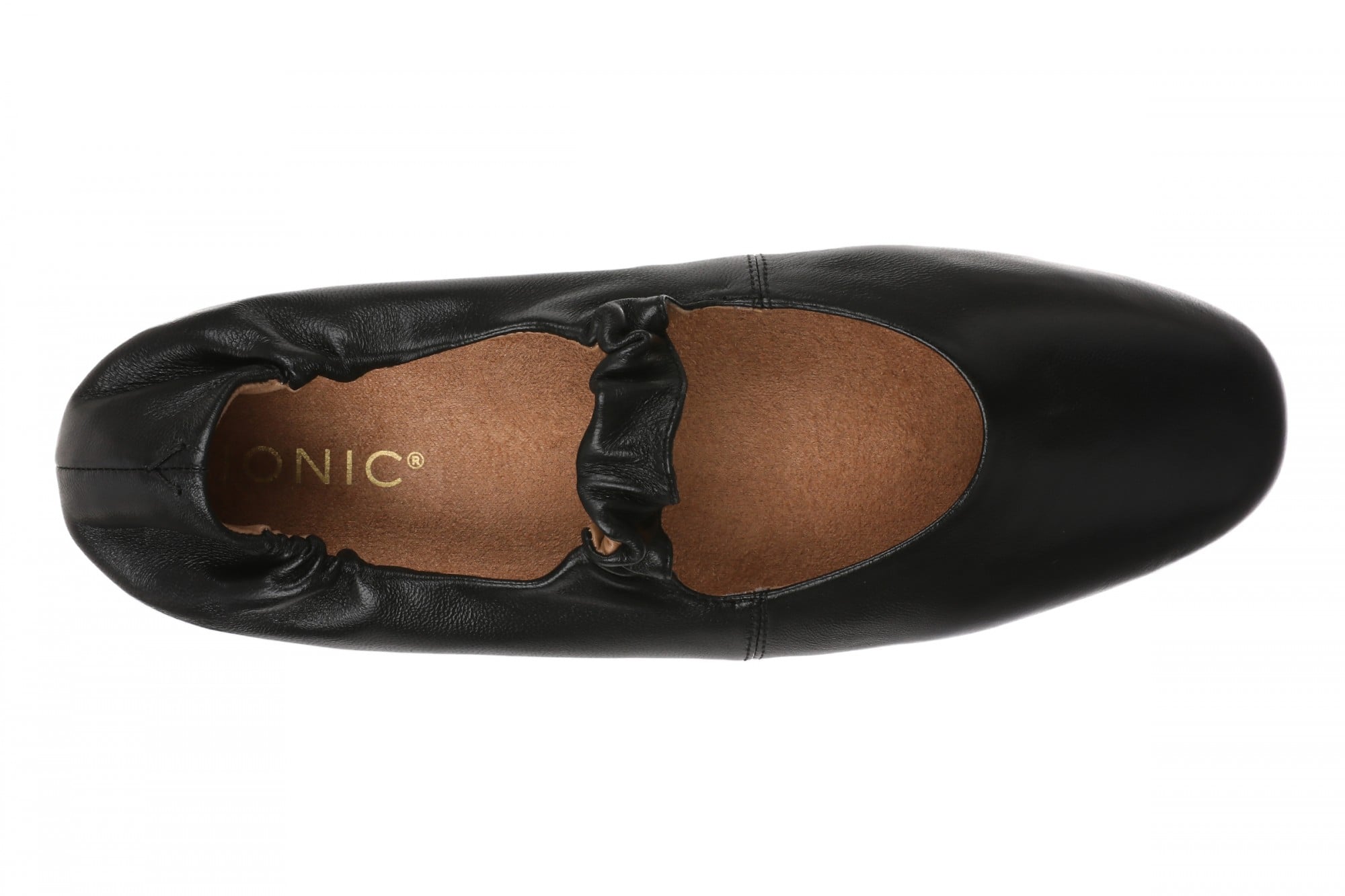 Vionic Leonie Women's Cushioned Mary Jane - Black - Top