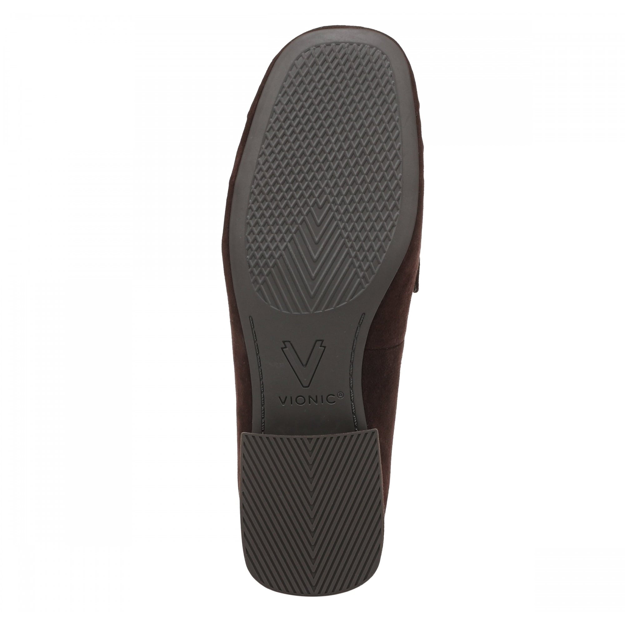 Vionic Pilar Women's Loafer-Flats - Chocolate Ganache - Sole/Bottom