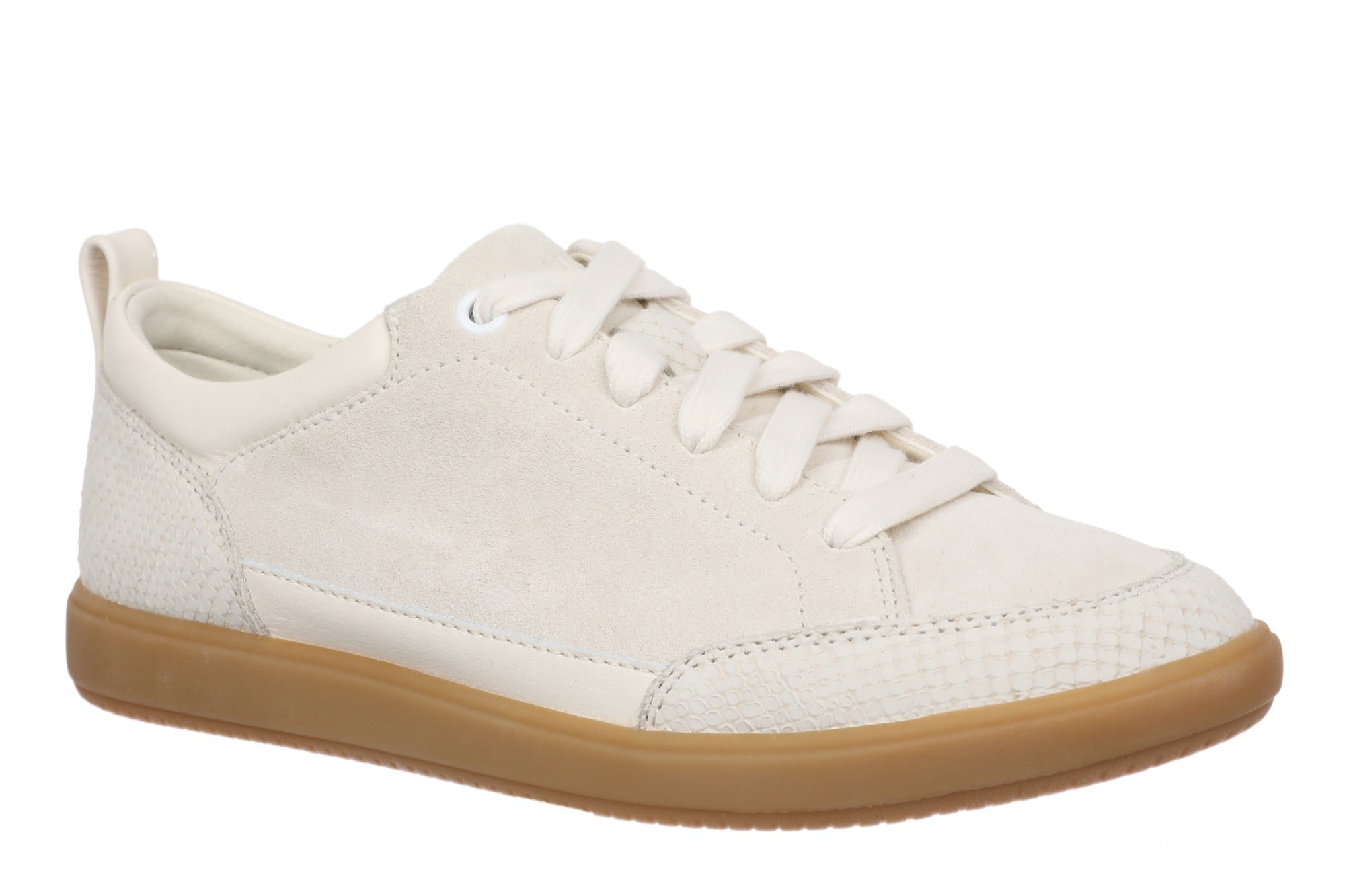 Vionic Larkspur Women's Lace-Up Walking Sneaker in Ivory