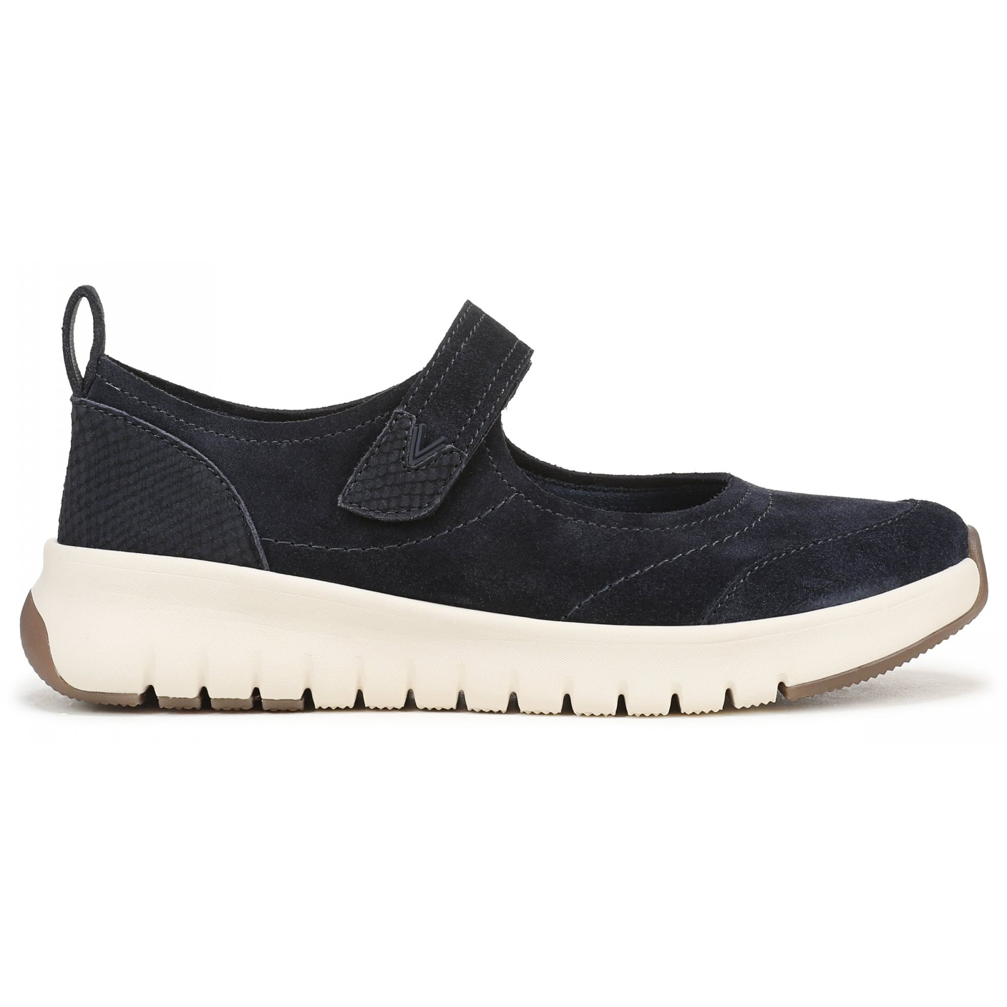 Vionic Uptown Mary Jane Sneaker Women's Fashion Sneakers - Navy Blazer - Side