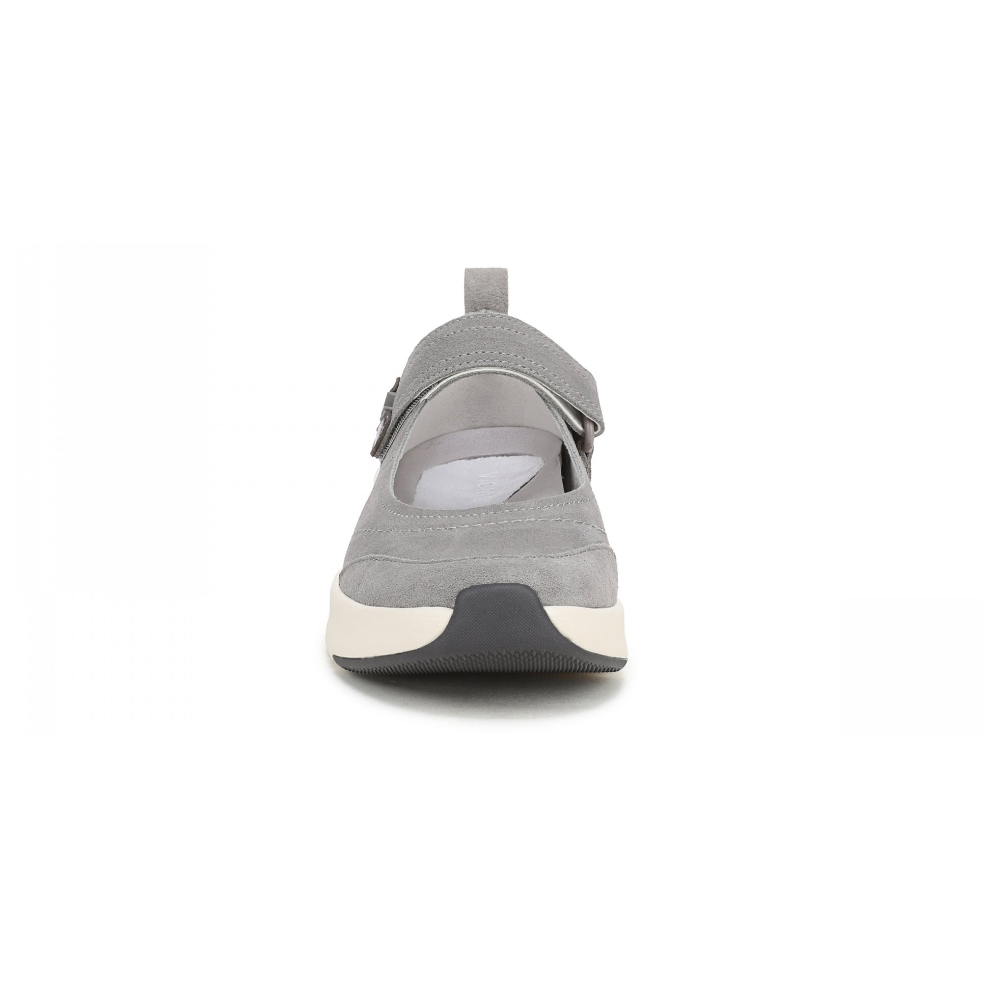 Vionic Uptown Mary Jane Sneaker Women's Fashion Sneakers - Cloudburst Grey - Front of Shoe