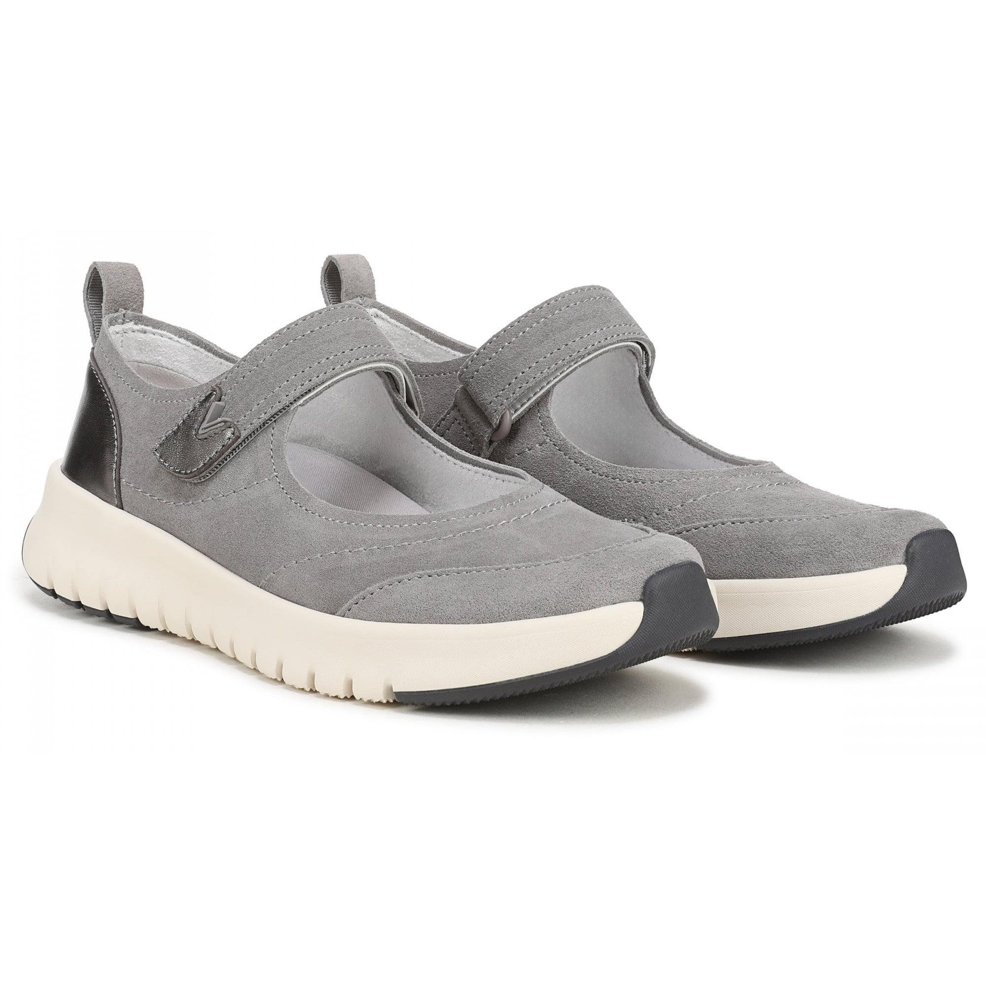Vionic Uptown Mary Jane Sneaker Women's Fashion Sneakers - Cloudburst Grey - Pair