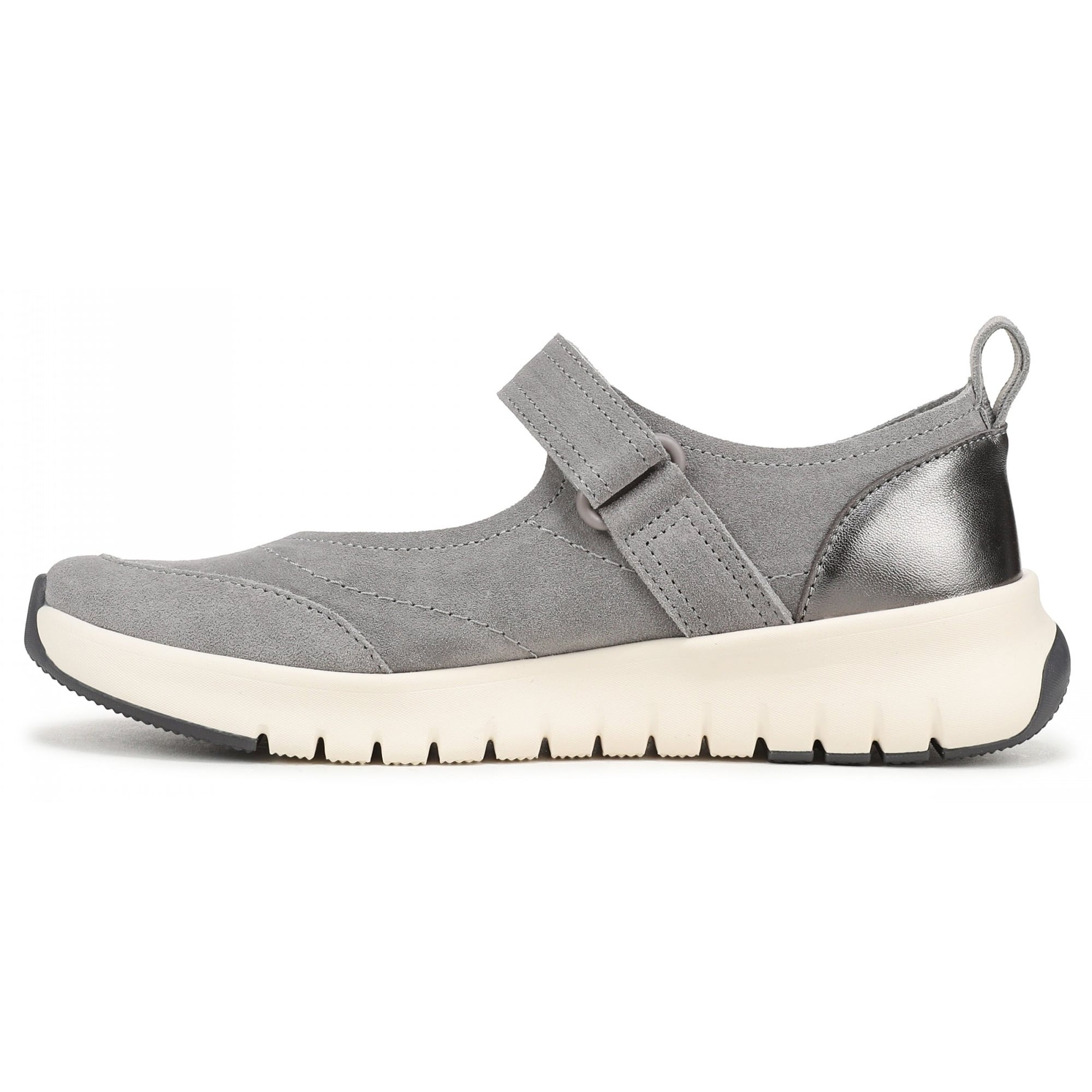 Vionic Uptown Mary Jane Sneaker Women's Fashion Sneakers - Cloudburst Grey - Side