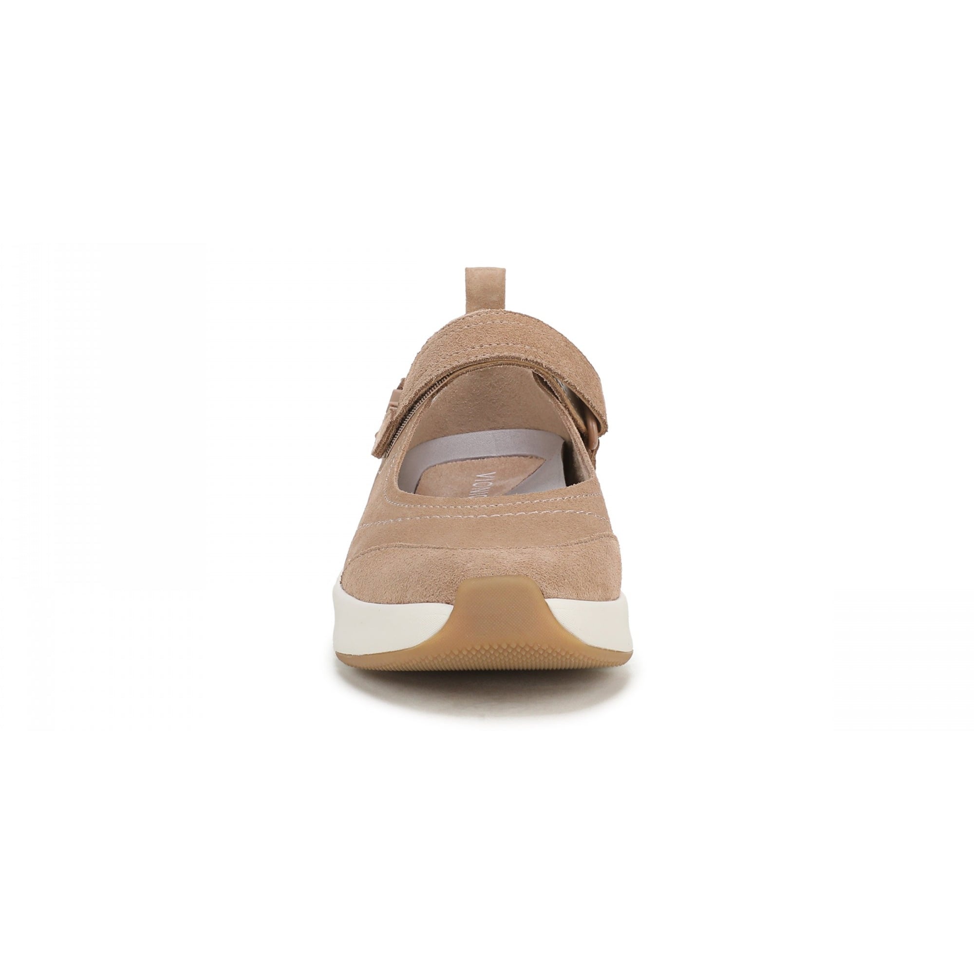 Vionic Uptown Mary Jane Sneaker Women's Fashion Sneakers - Desert Sand - Front of Shoe