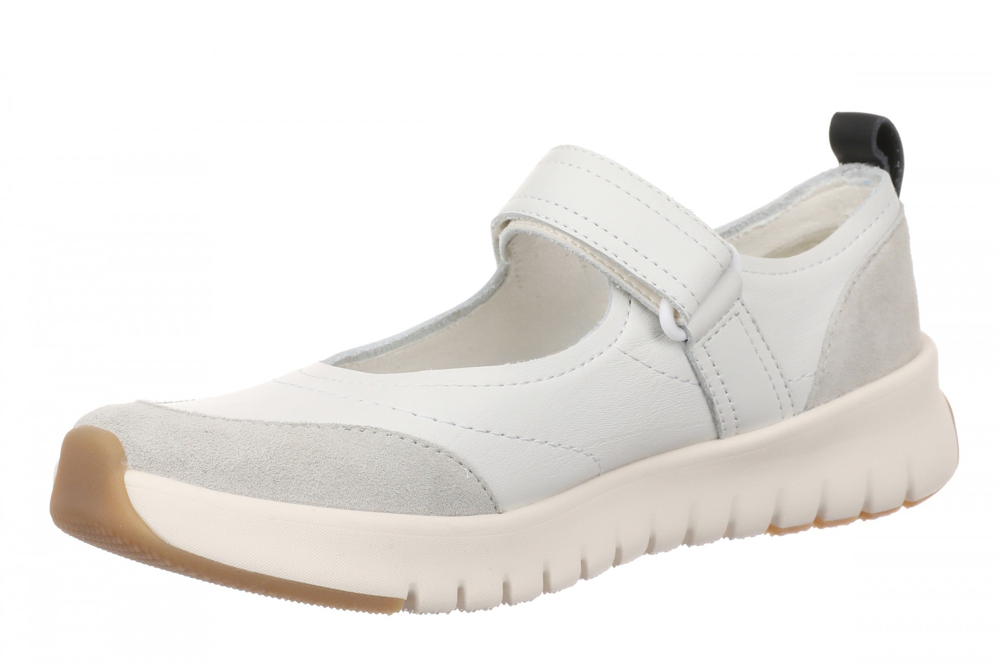 Vionic Uptown Mary Jane Sneaker Women's Fashion Sneakers - Pearl White - Left angle