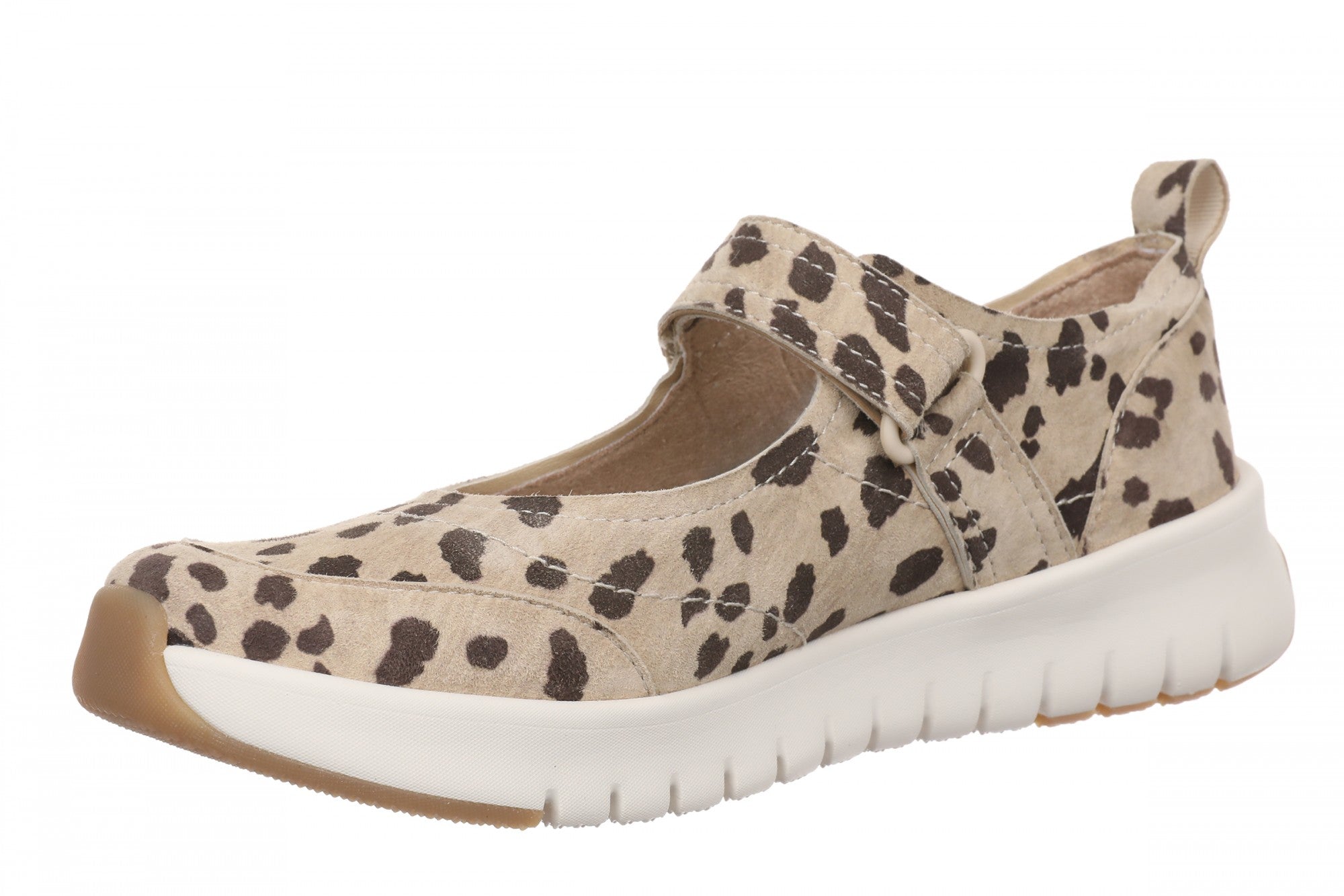 Vionic Uptown Mary Jane Sneaker Women's Fashion Sneakers - Beige/Brown - Left angle