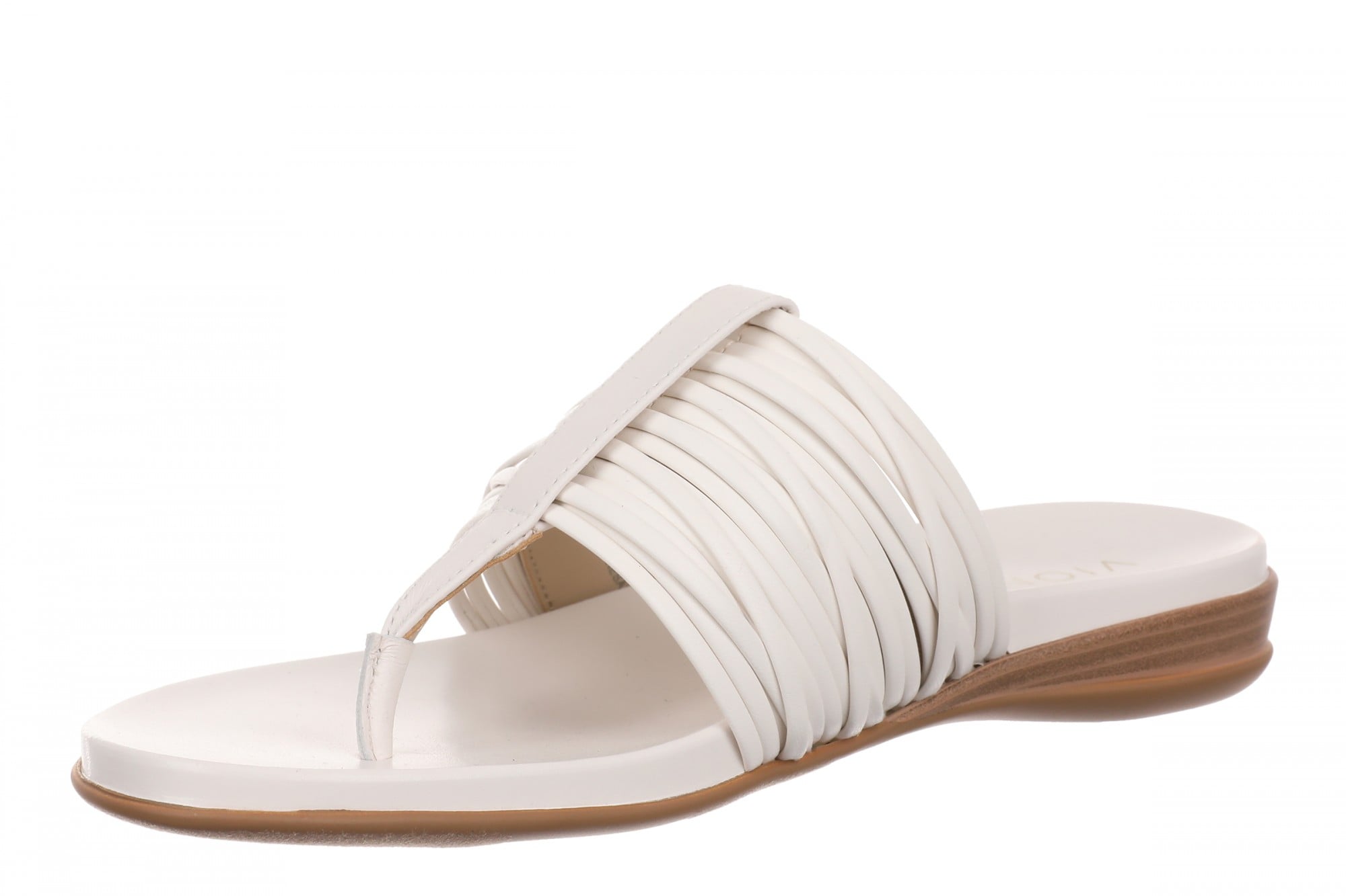 Vionic Amara Women's Cushioned Thong Sandal - Sea Salt - Left angle