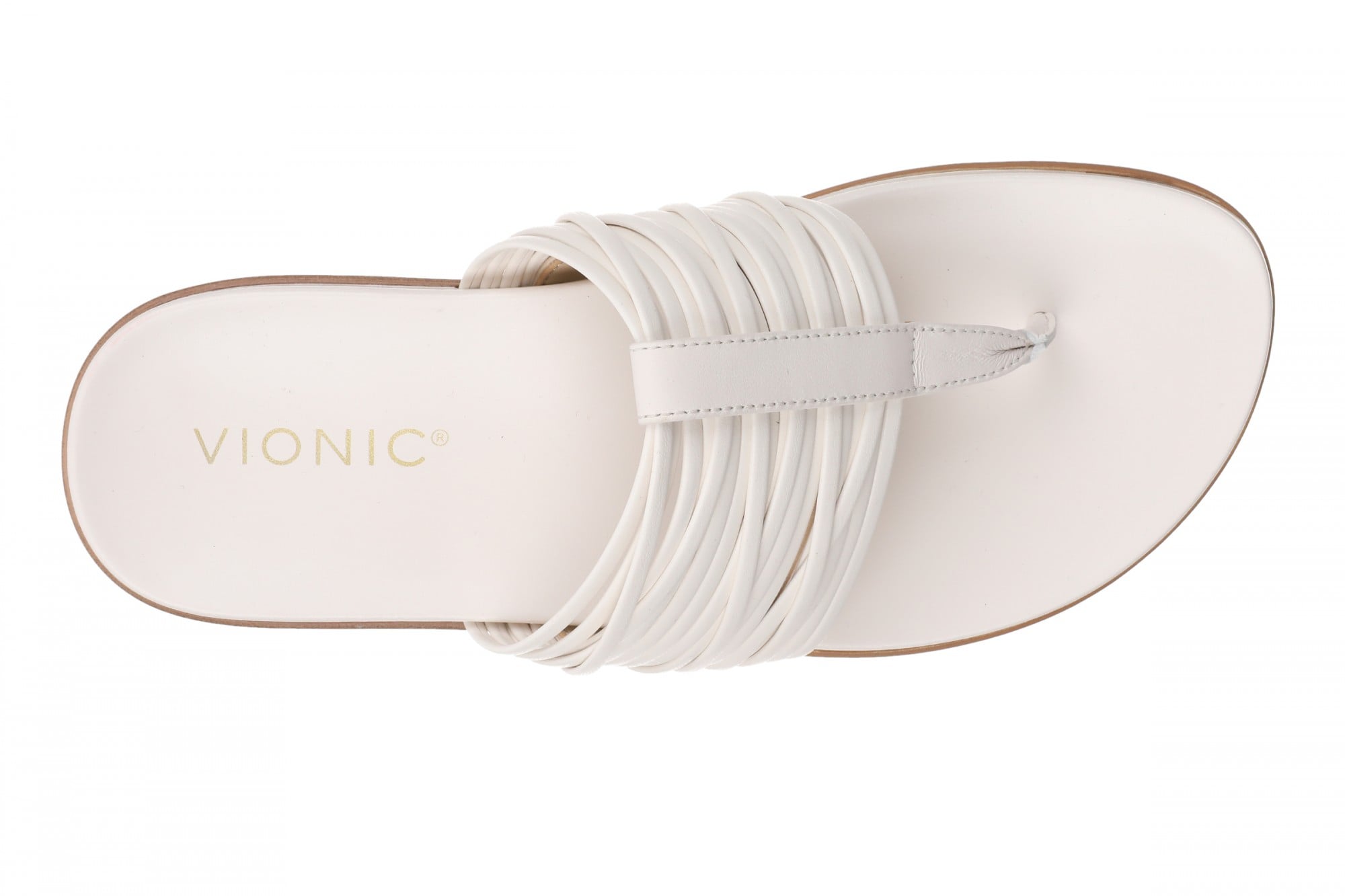 Vionic Amara Women's Cushioned Thong Sandal - Sea Salt - Top