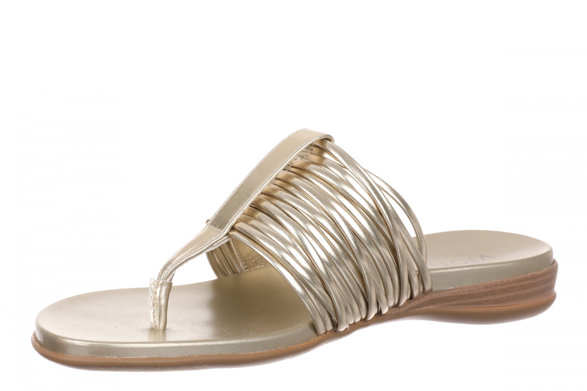 Vionic Amara Women's Cushioned Thong Sandal - Gold - Left angle