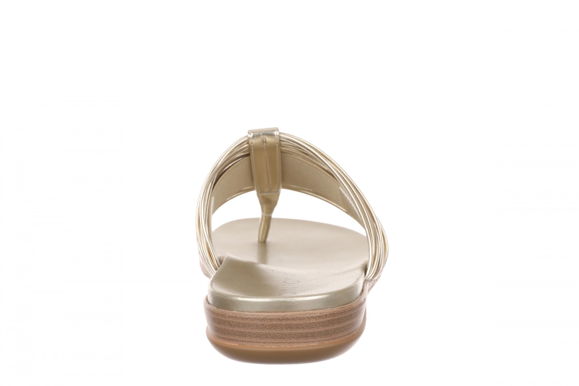 Vionic Amara Women's Cushioned Thong Sandal - Gold - Back